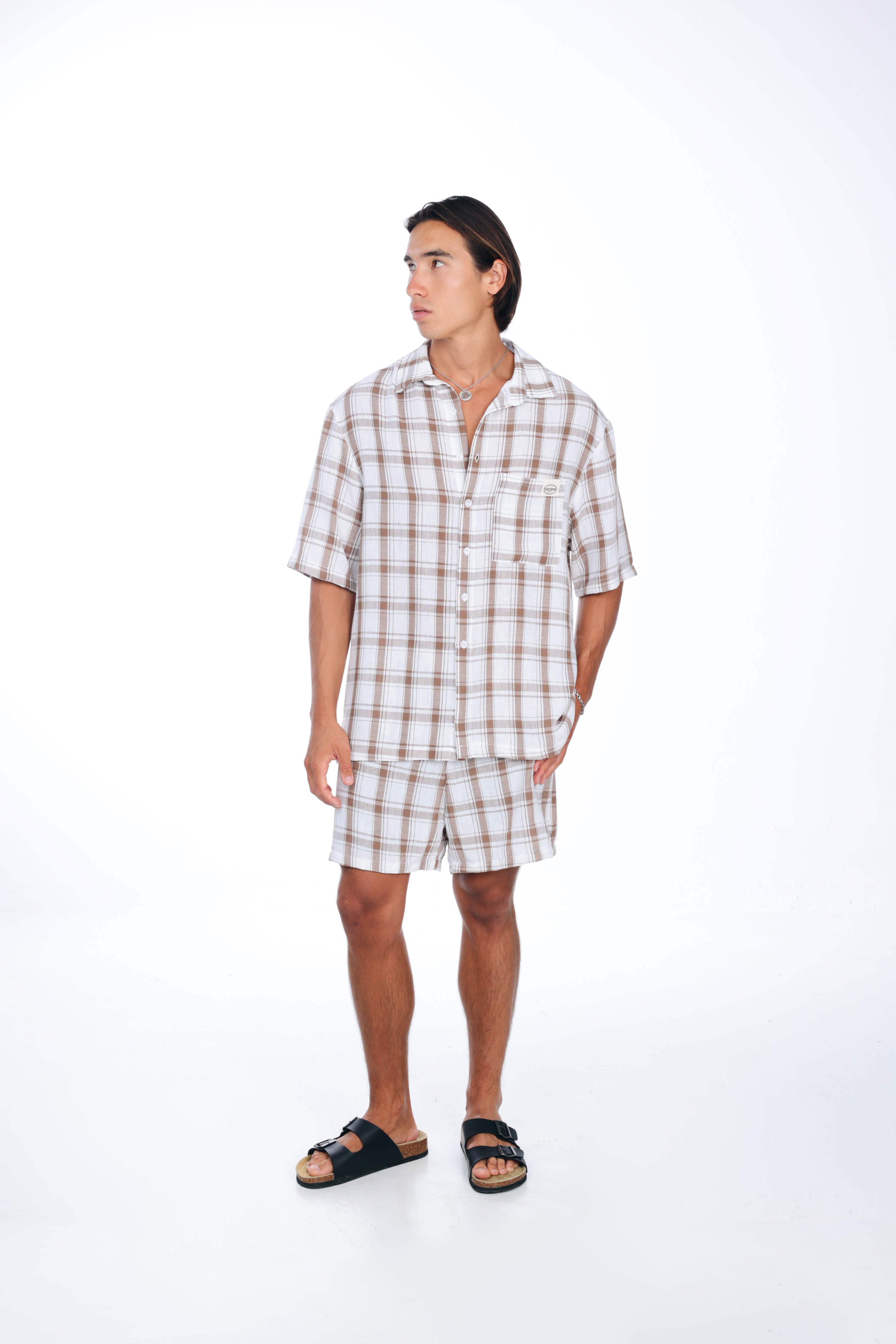 Brown Checks Shirt