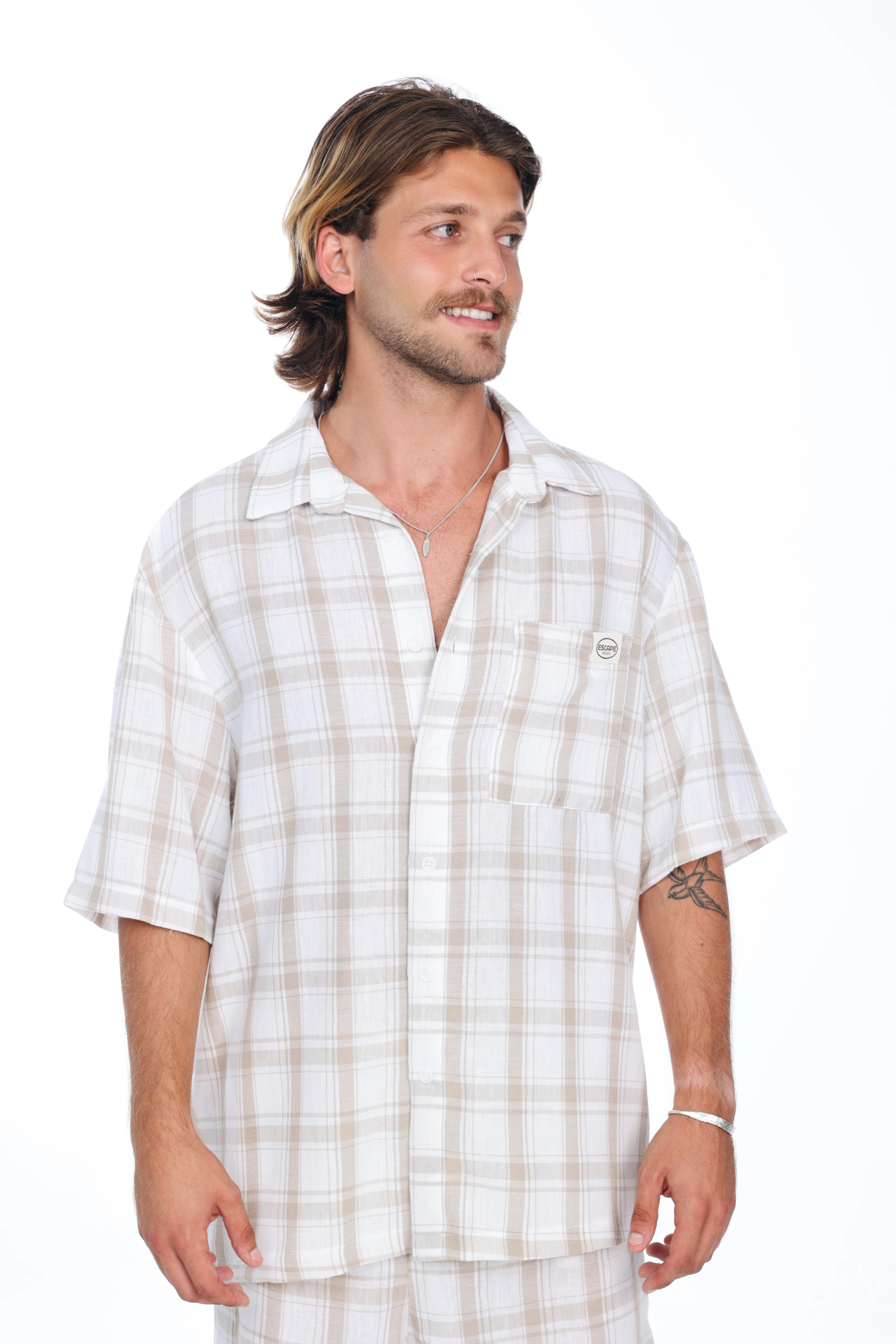 Stone Checks Shirt