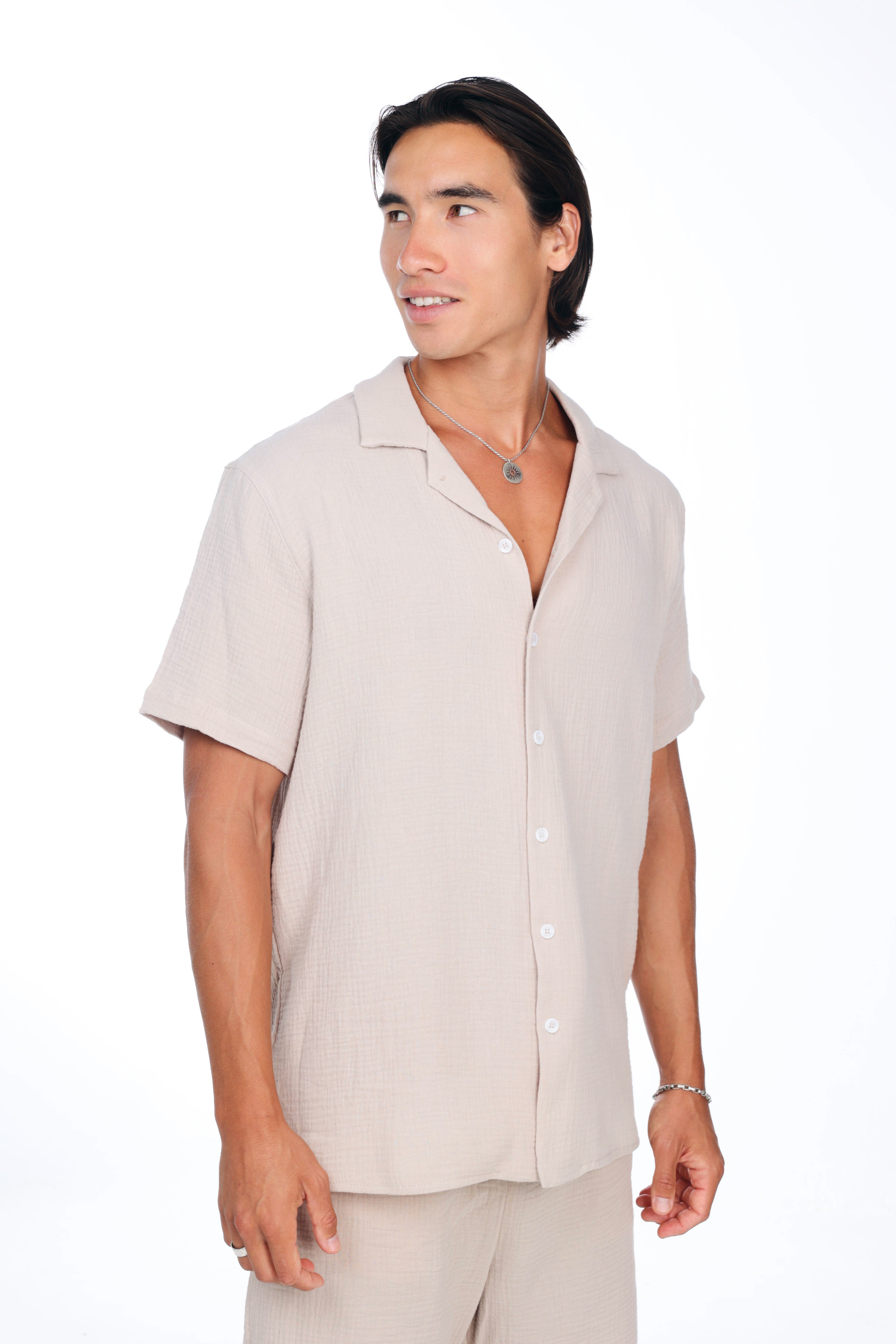 Cream Tetra Shirt