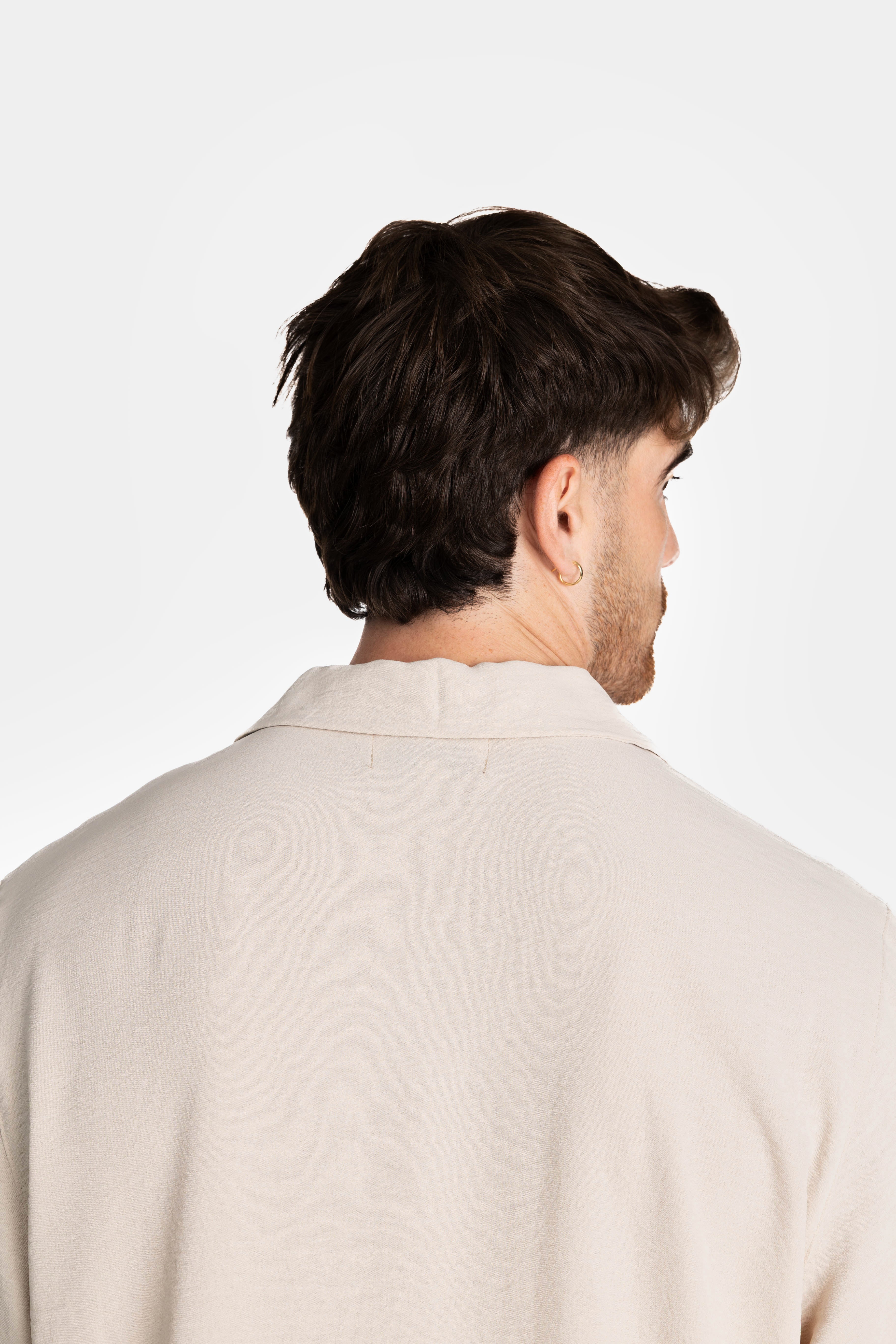 Cream Long Sleeve Shirt