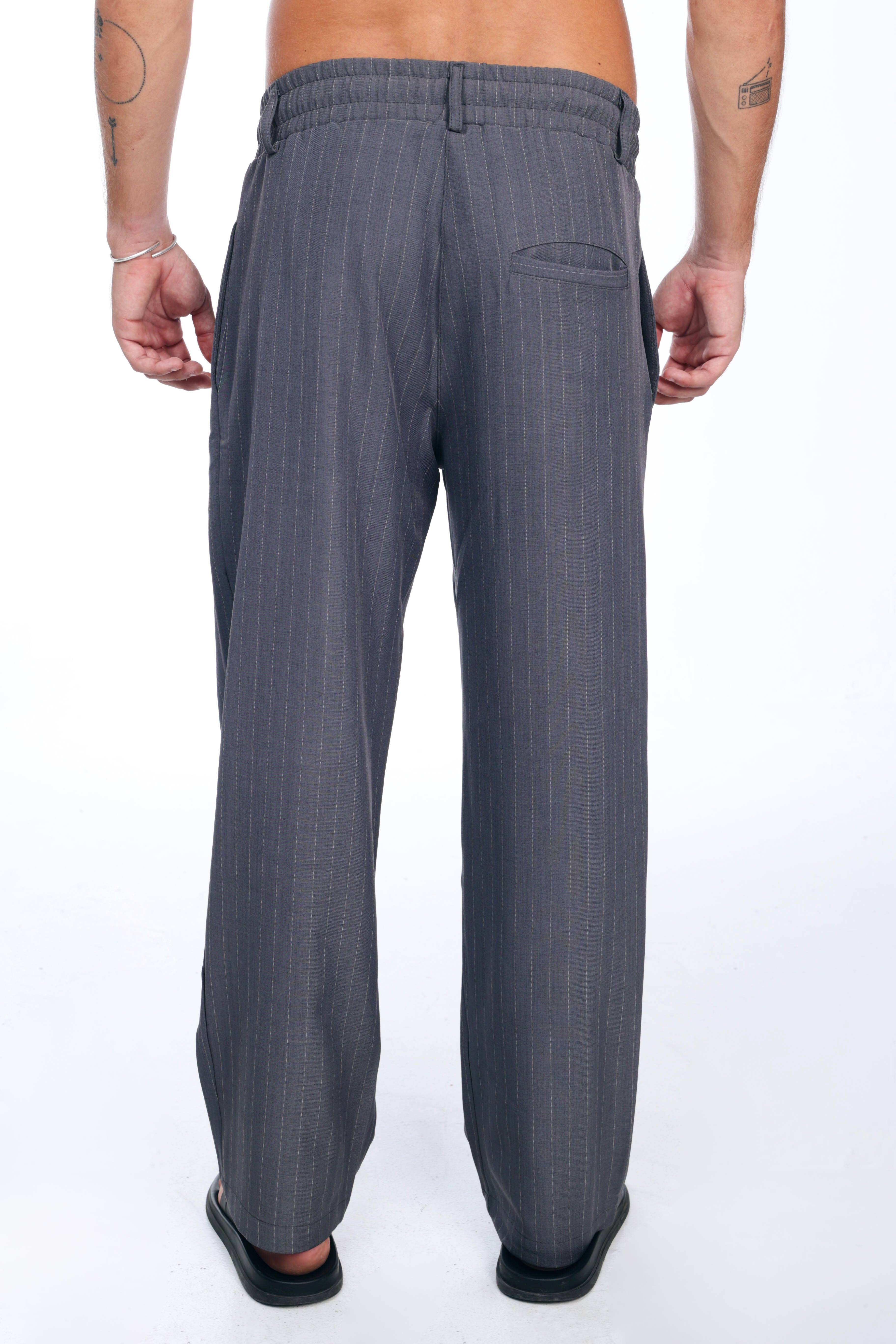 Stripes Gray Pants