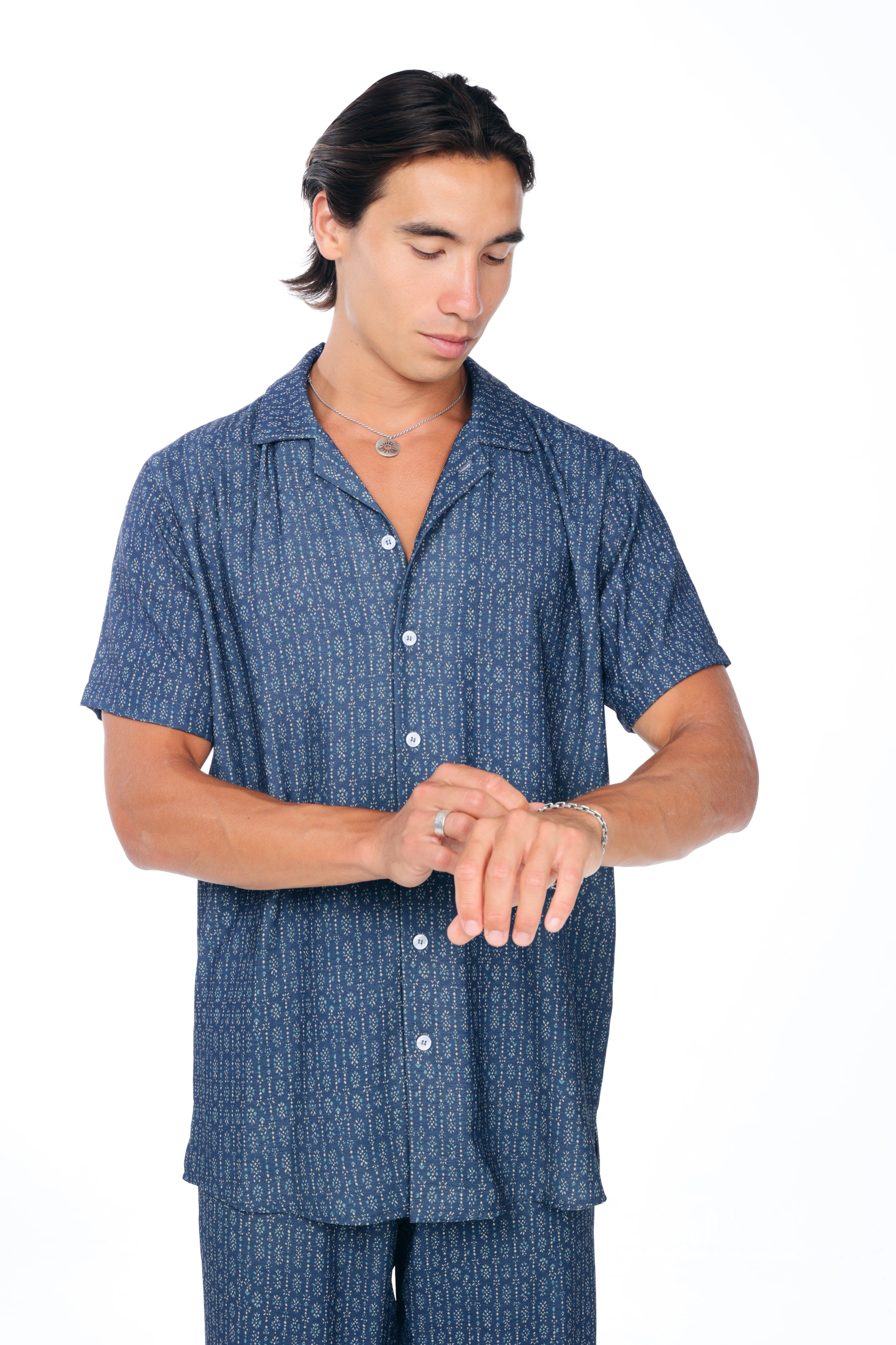 Dark Blue Shirt