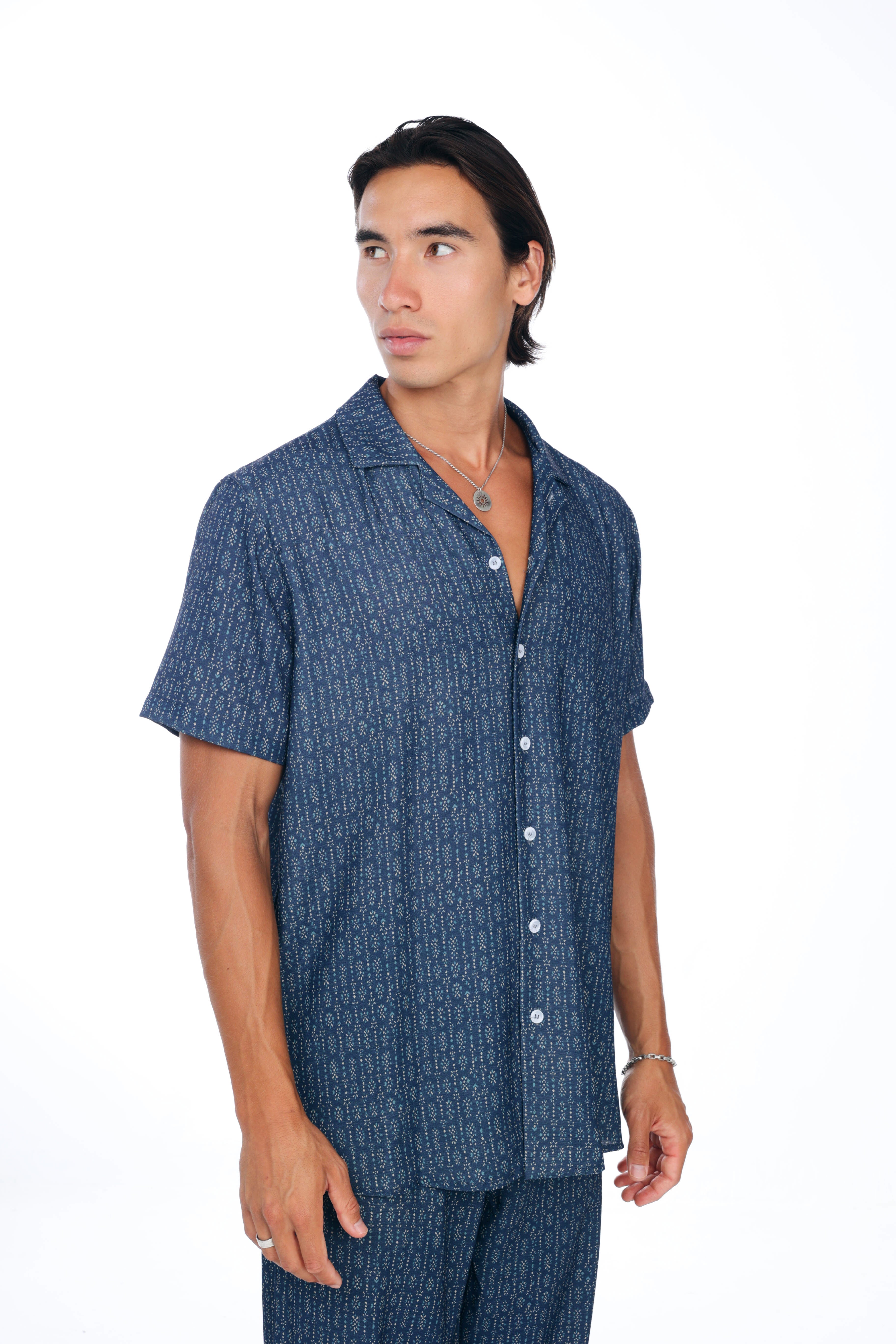 Dark Blue Shirt