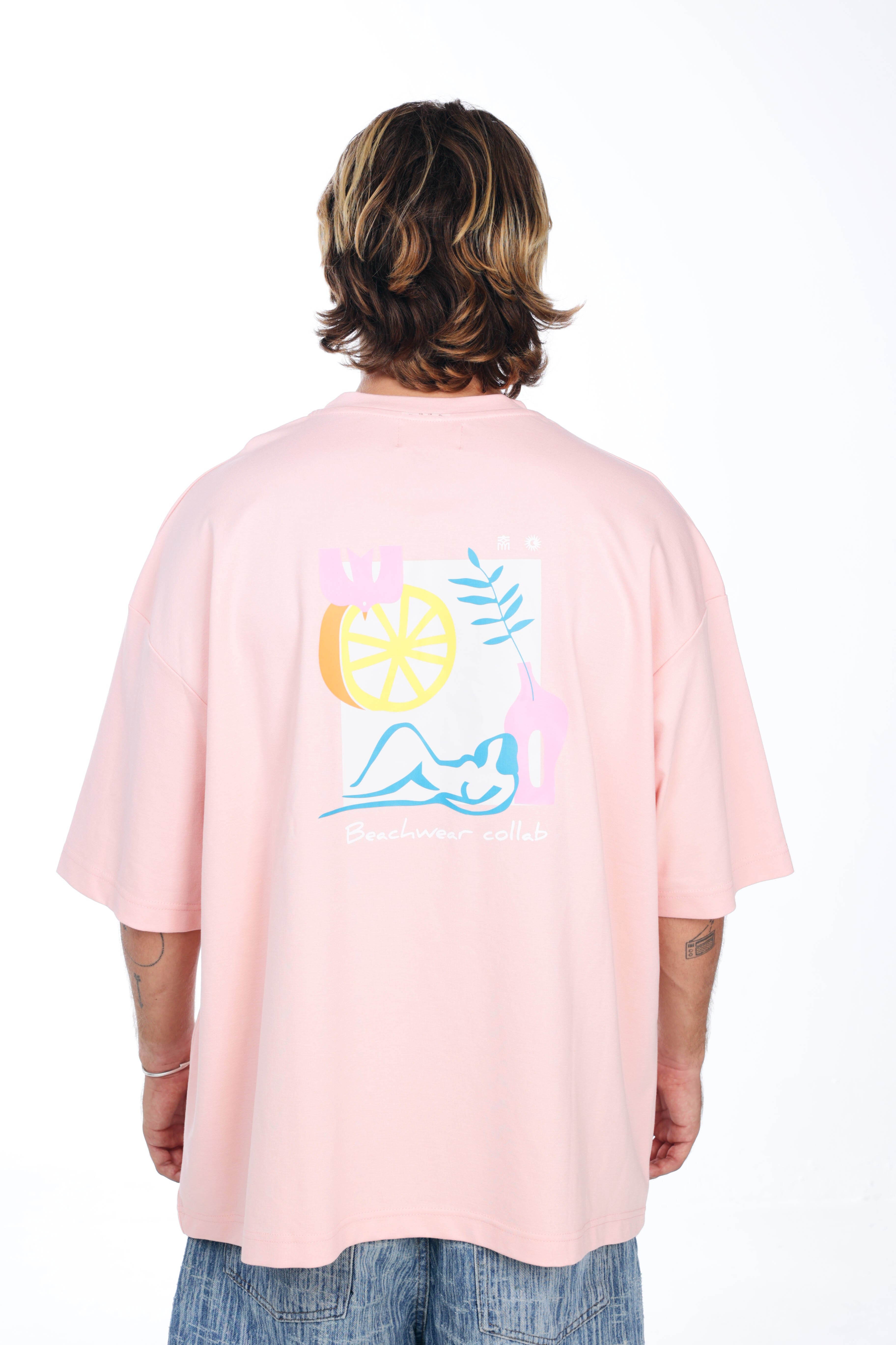 Peach Oversized T