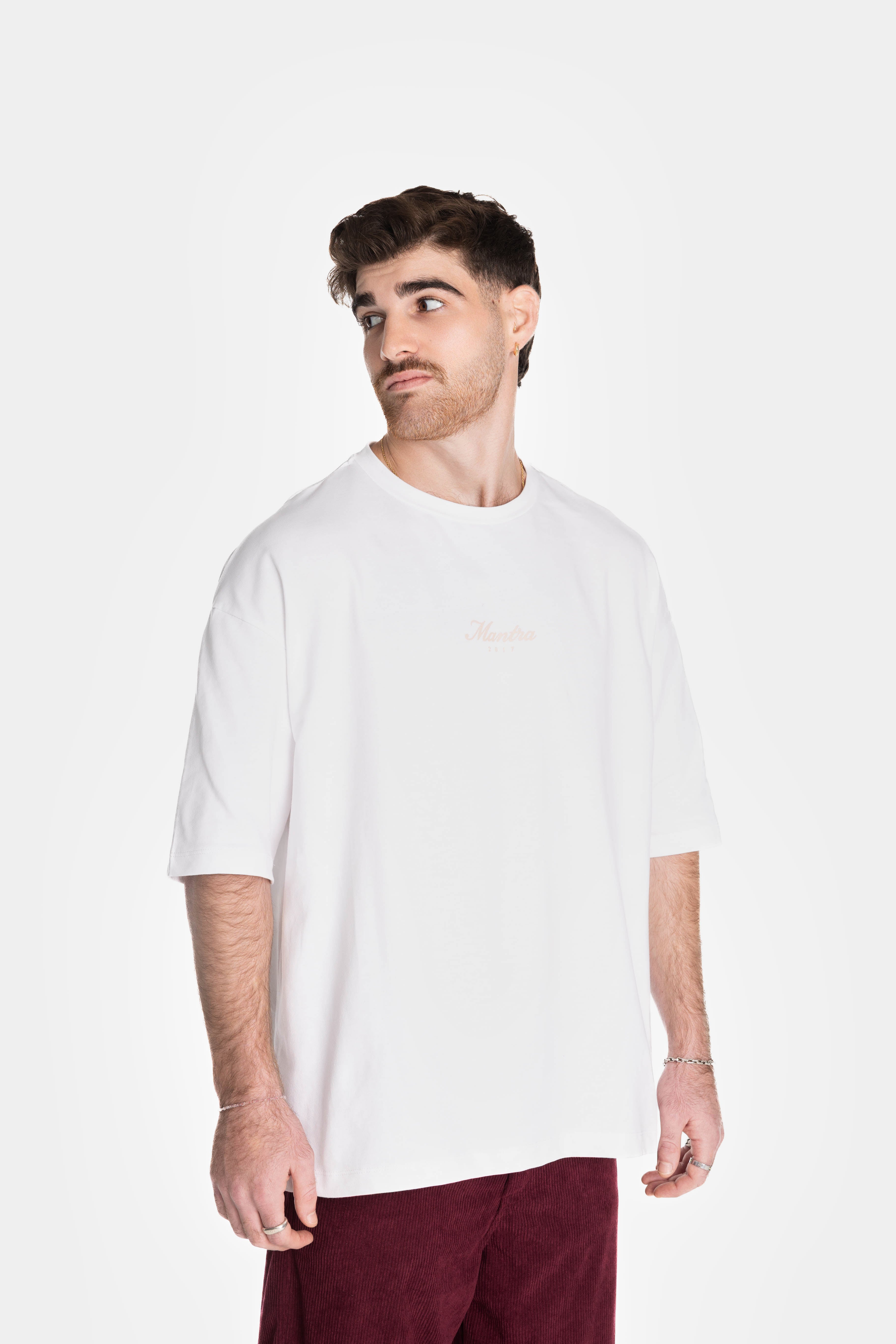 White Oversized Sweat T