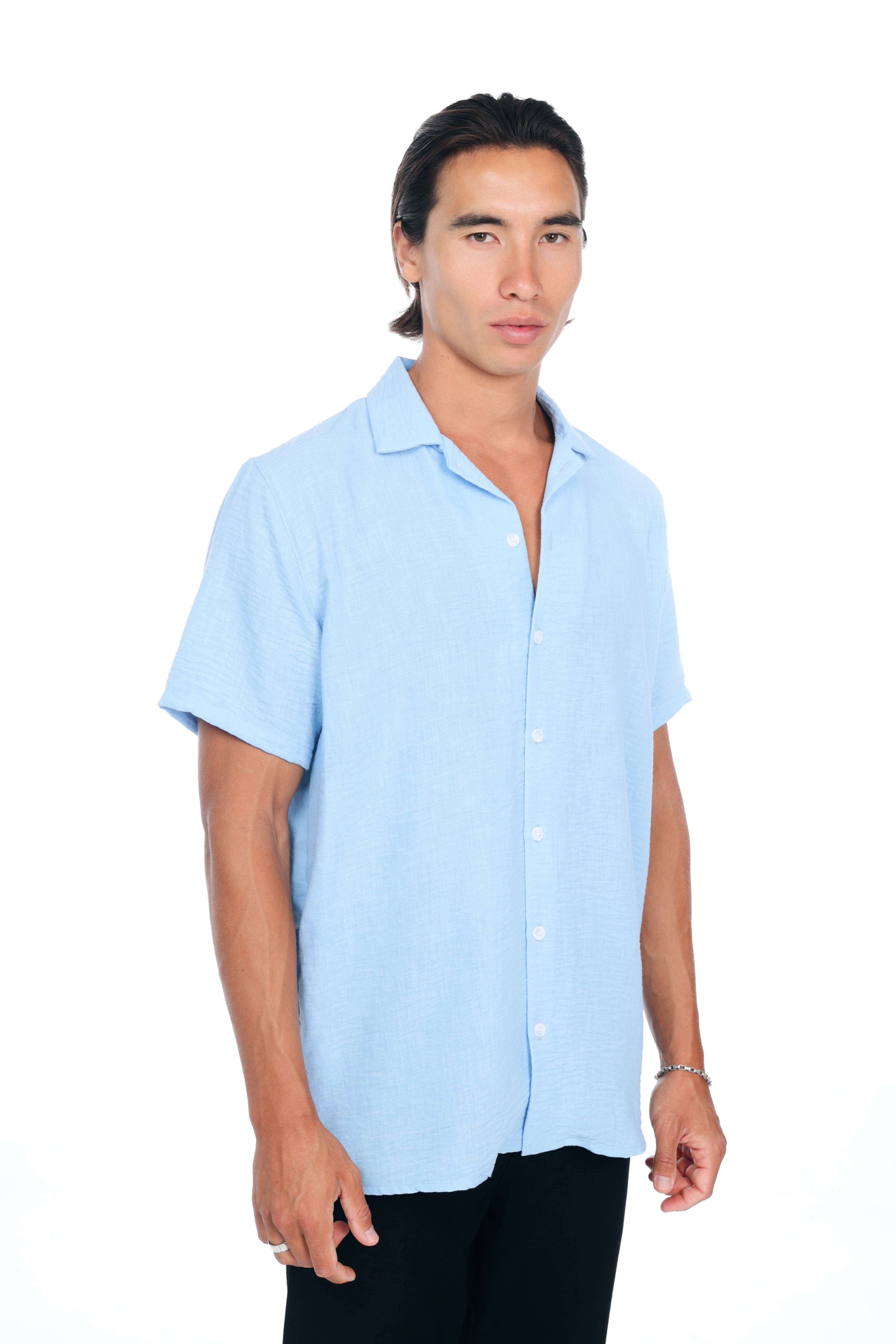 Blue Linen Shirt