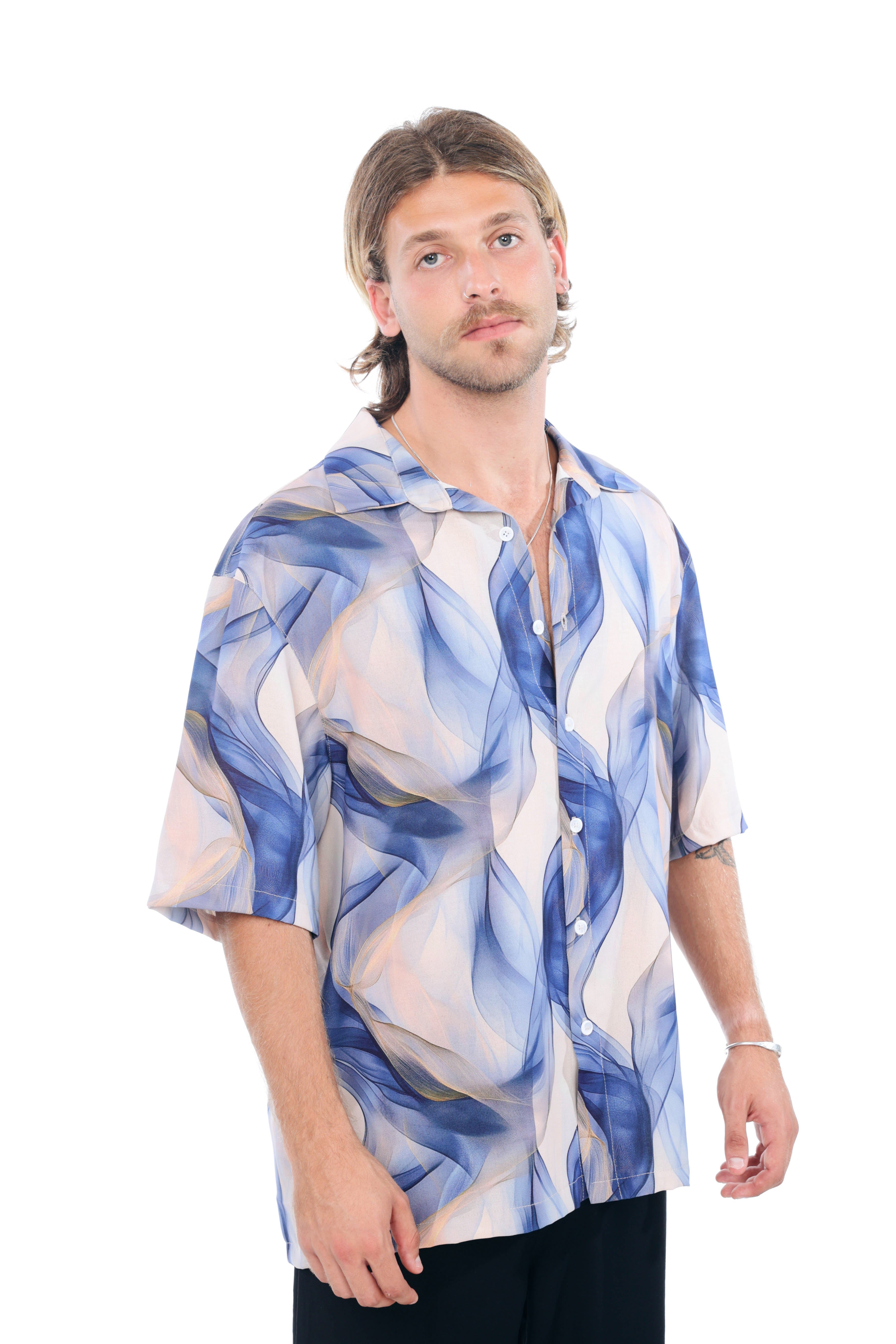 Sunset Oversized Shirt Print