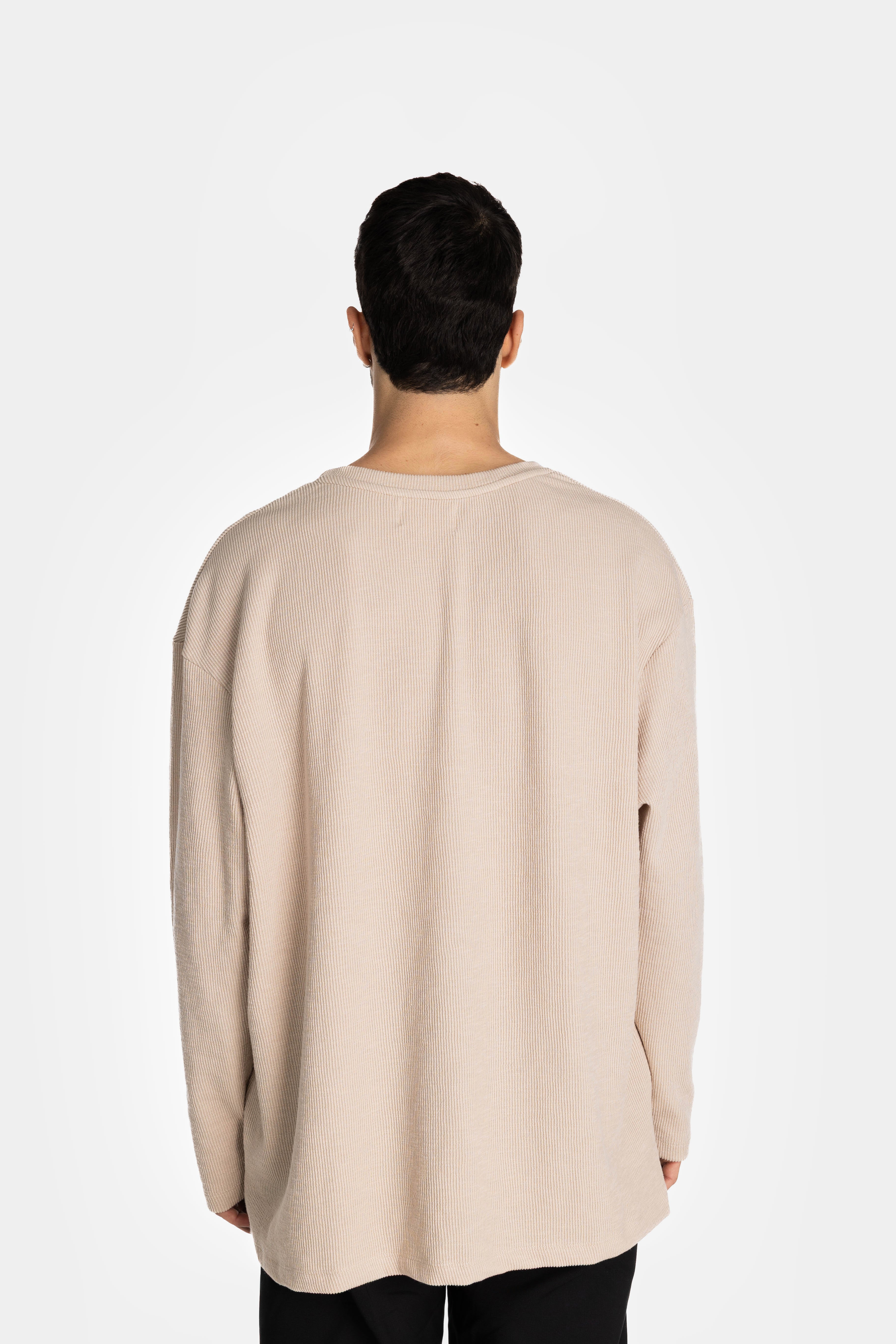 Stone Long Rib Oversized  T