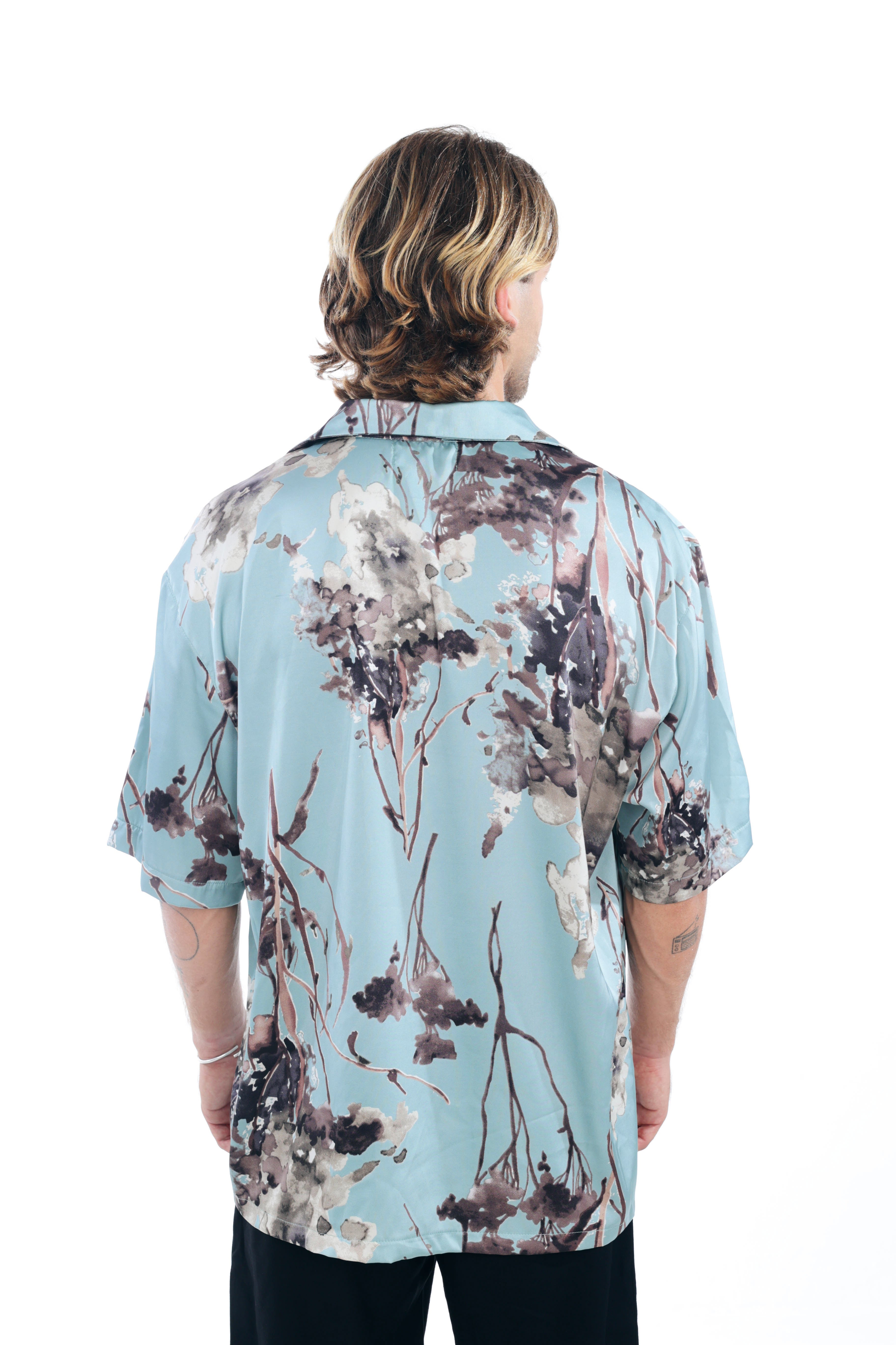 Kyoto Breeze Oversized Shirt Print