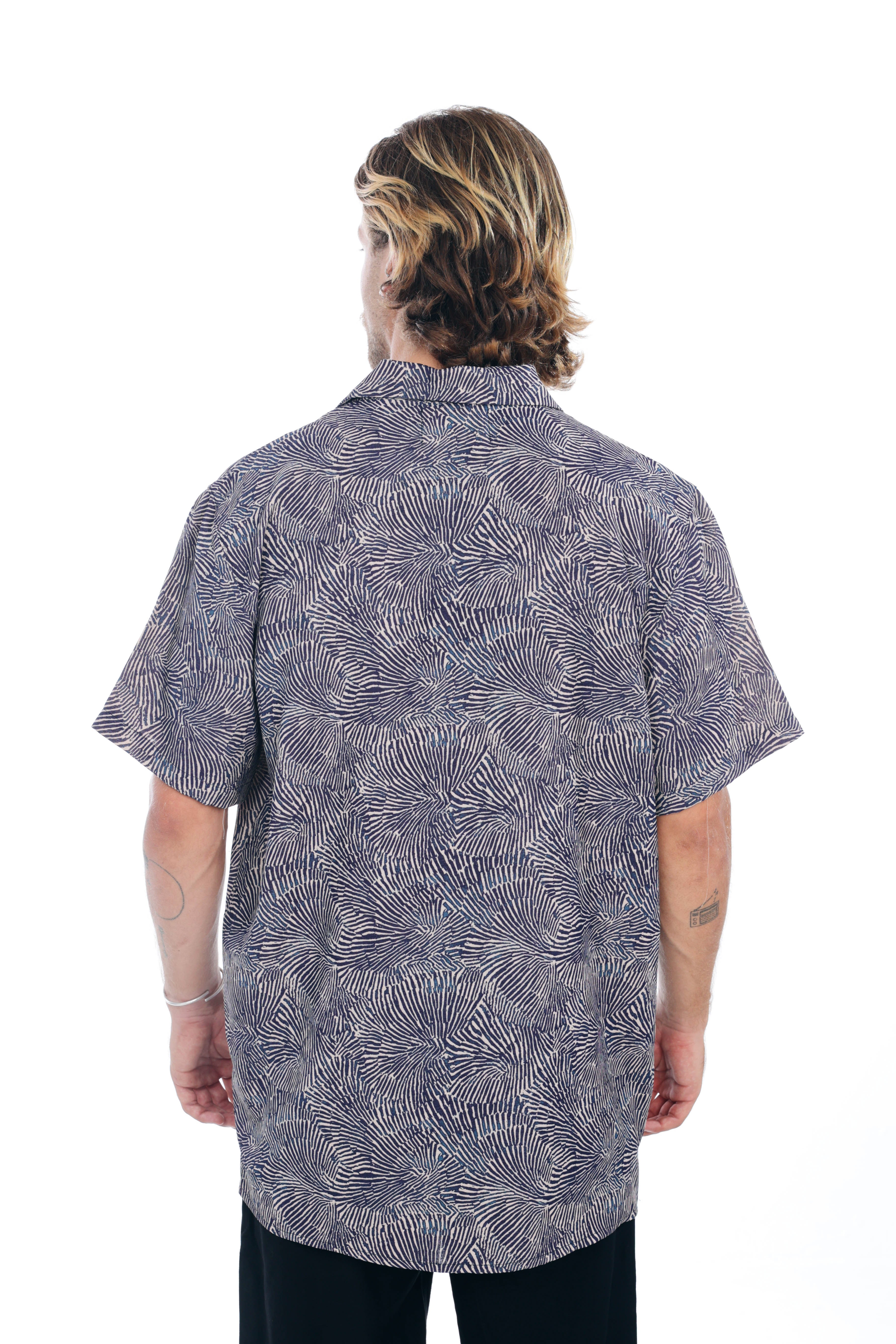 Blue Ocean  Print Shirt