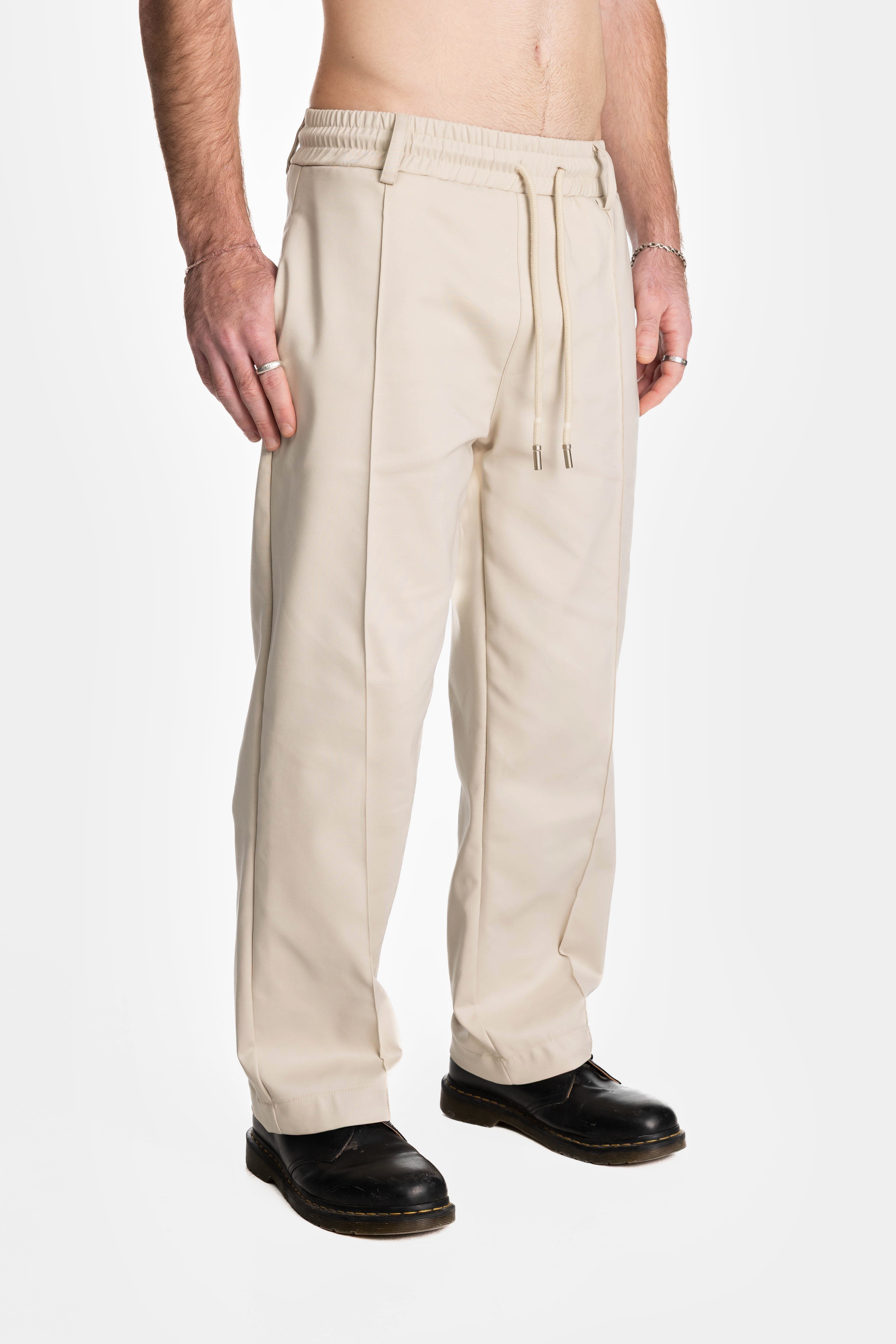 Stone Straight Leg Light Pintuck Pants