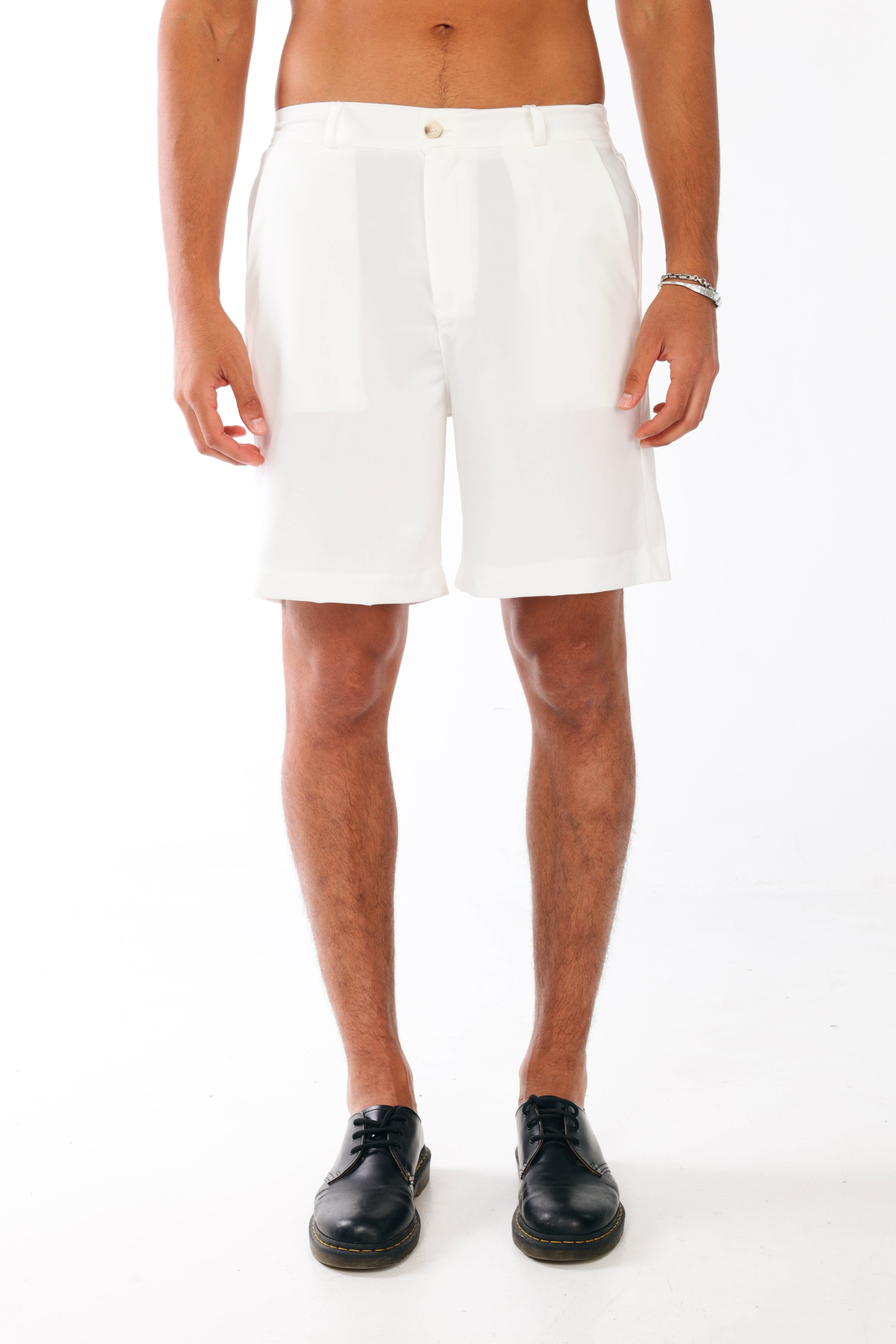 White Elegant Shorts