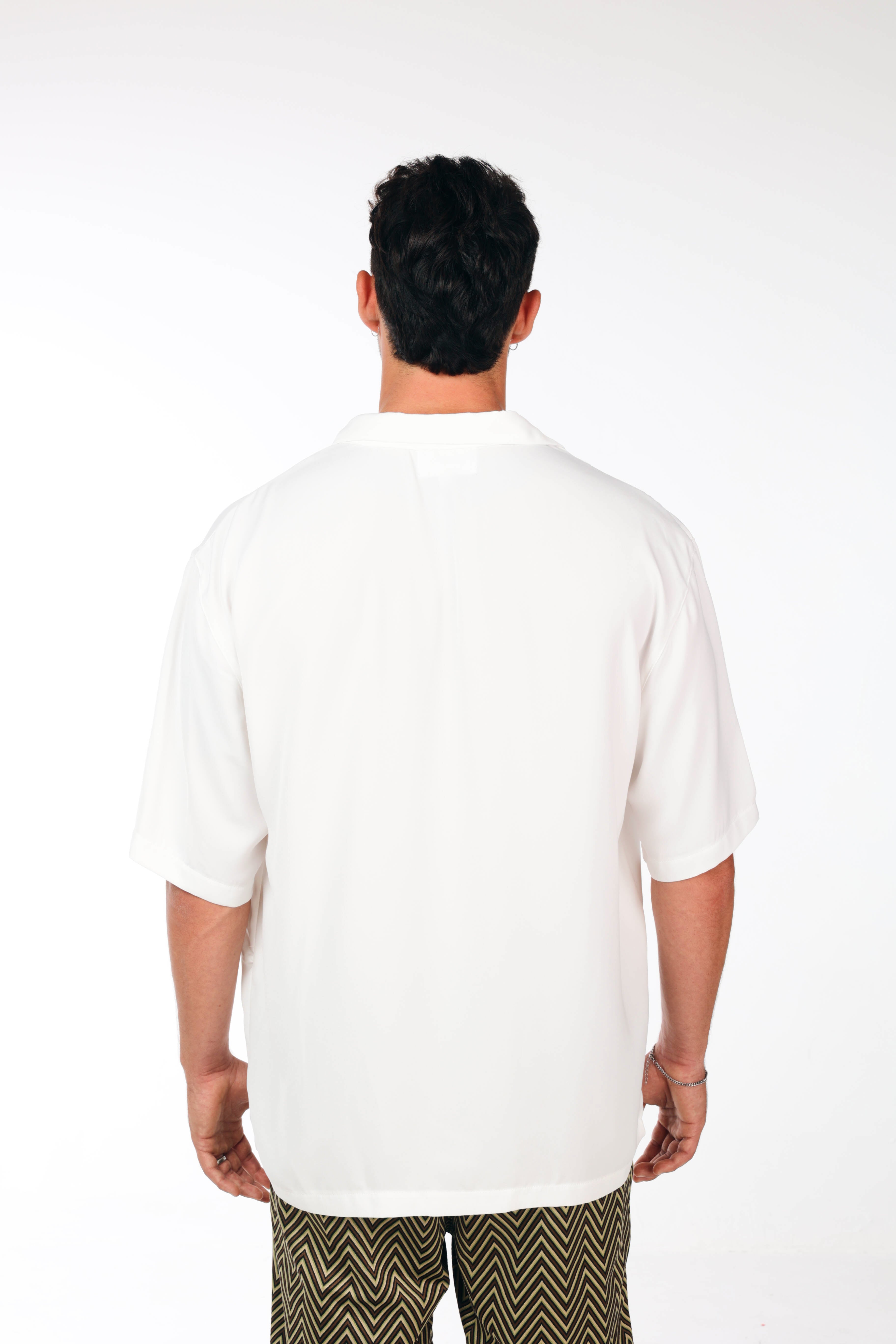 white oversized  shirt
