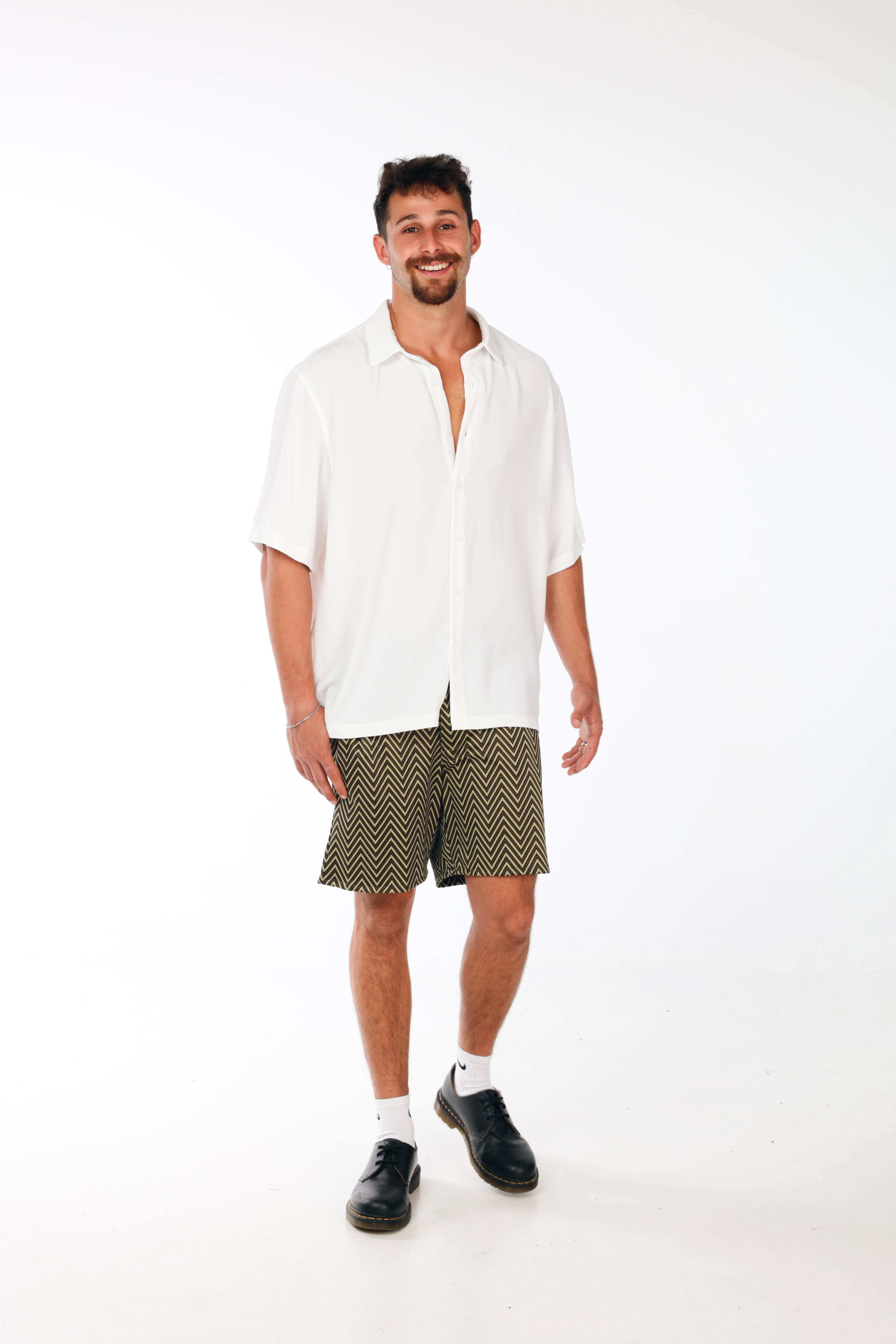 white oversized  shirt