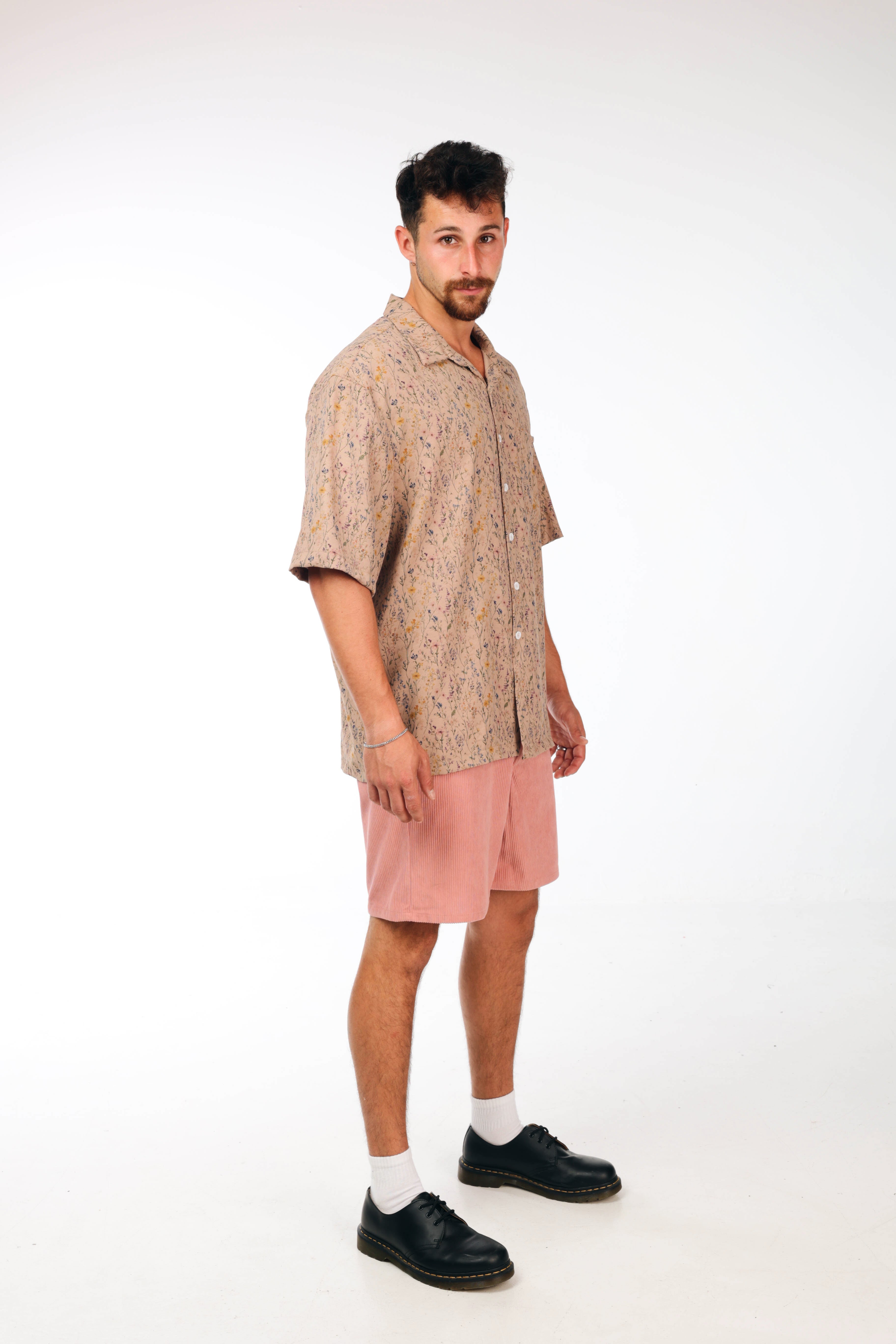Pink corduroy short