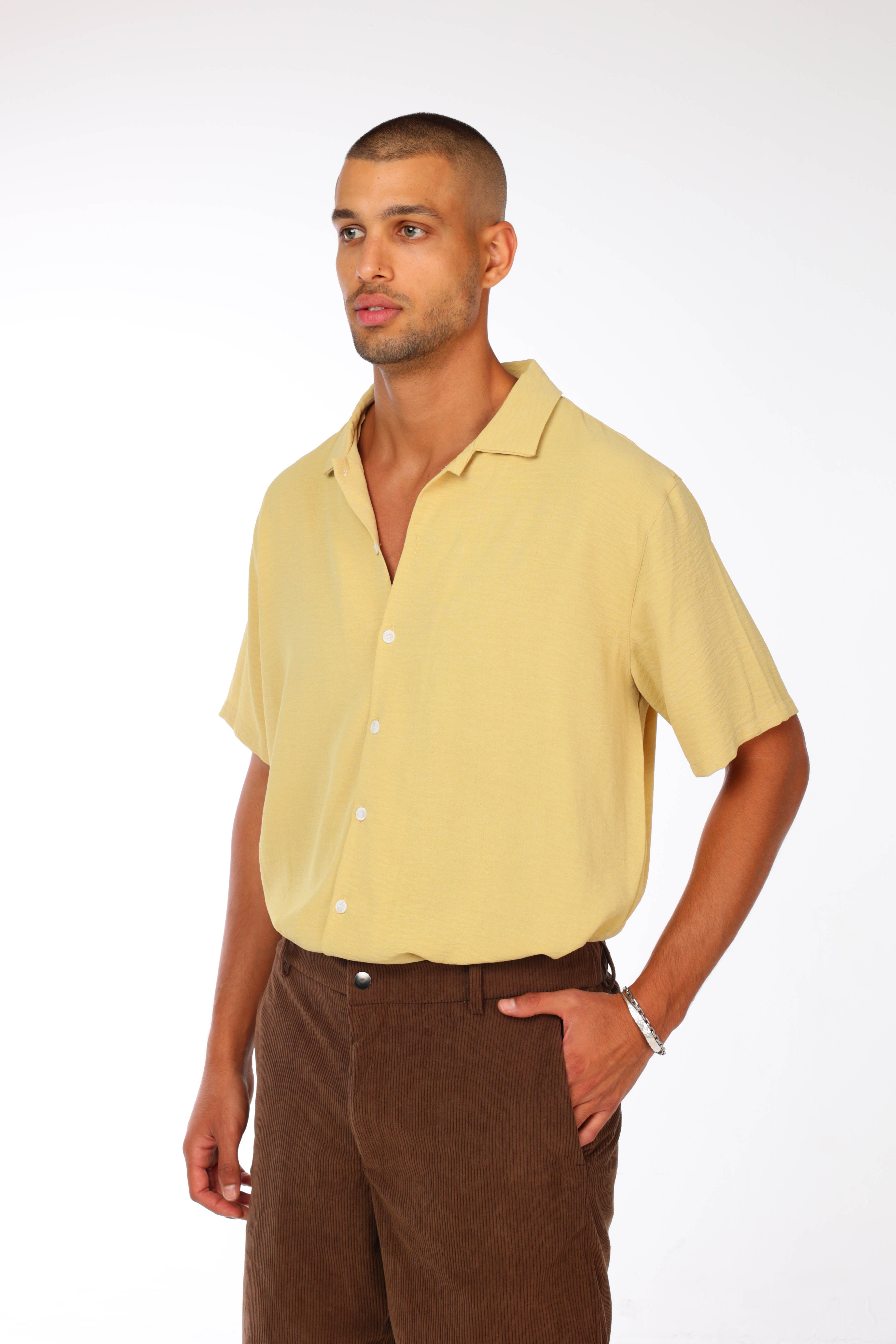 Yellow mustard shirt