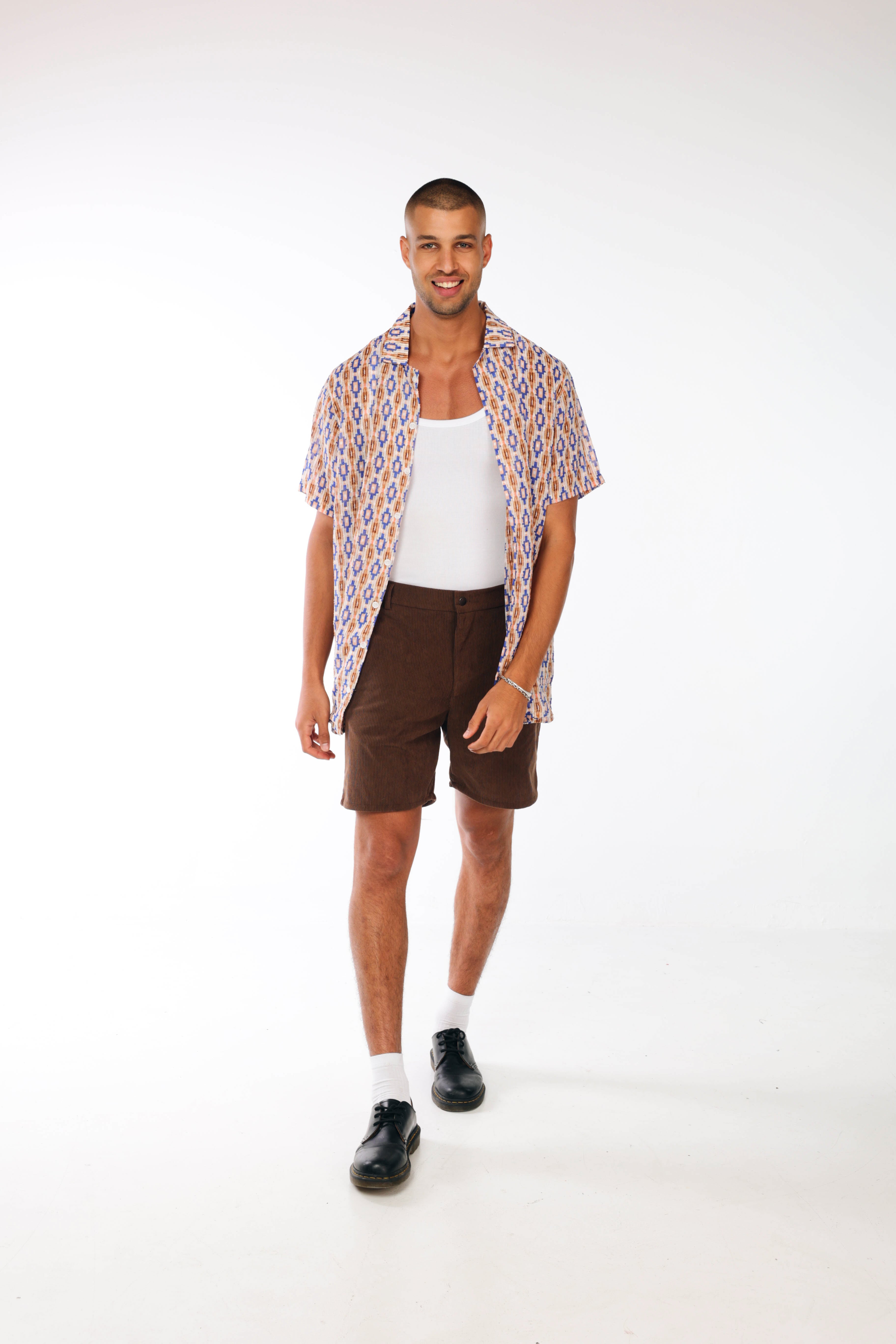 Cacao corduroy short