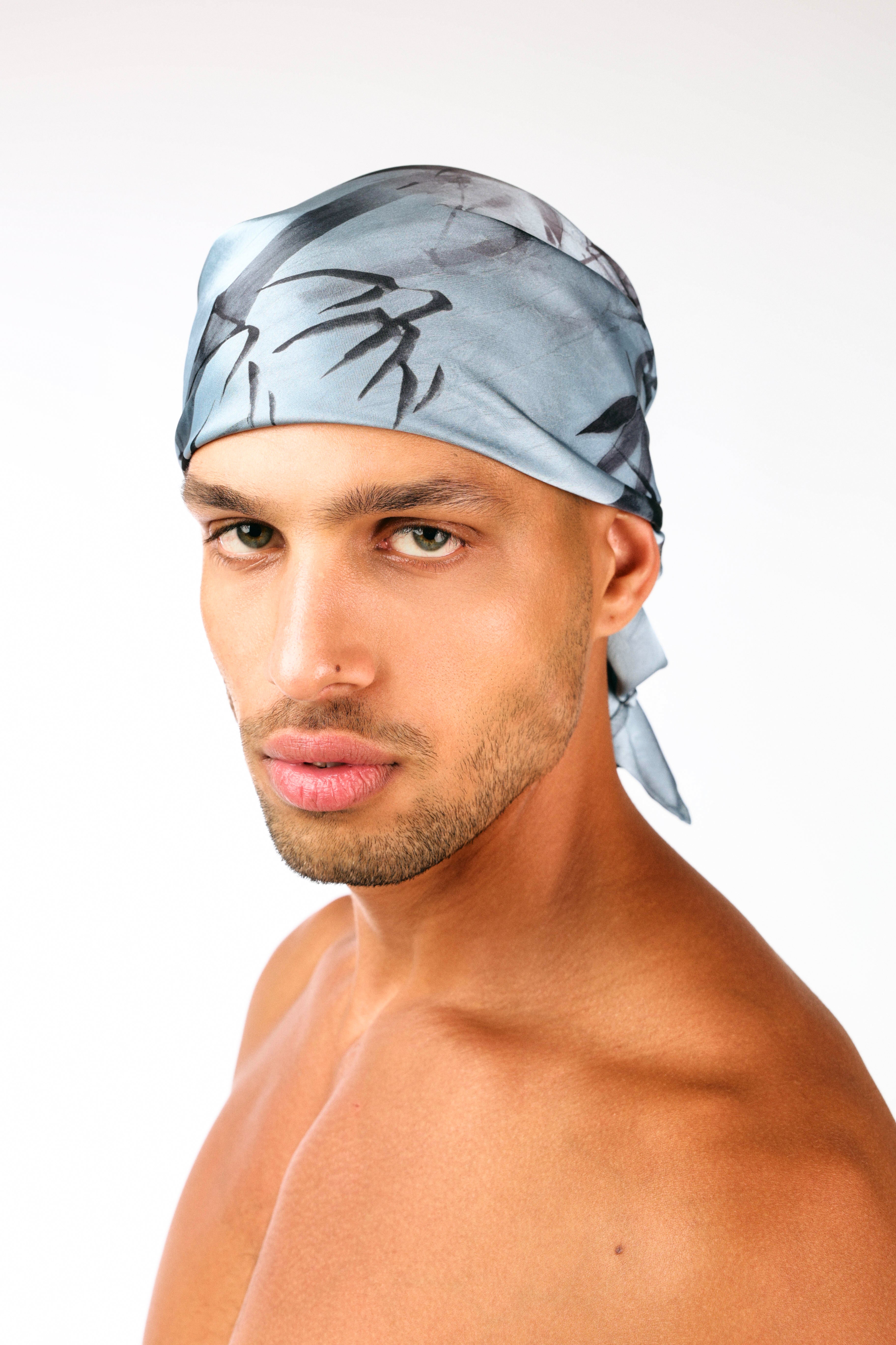 Royal blue Headscarf