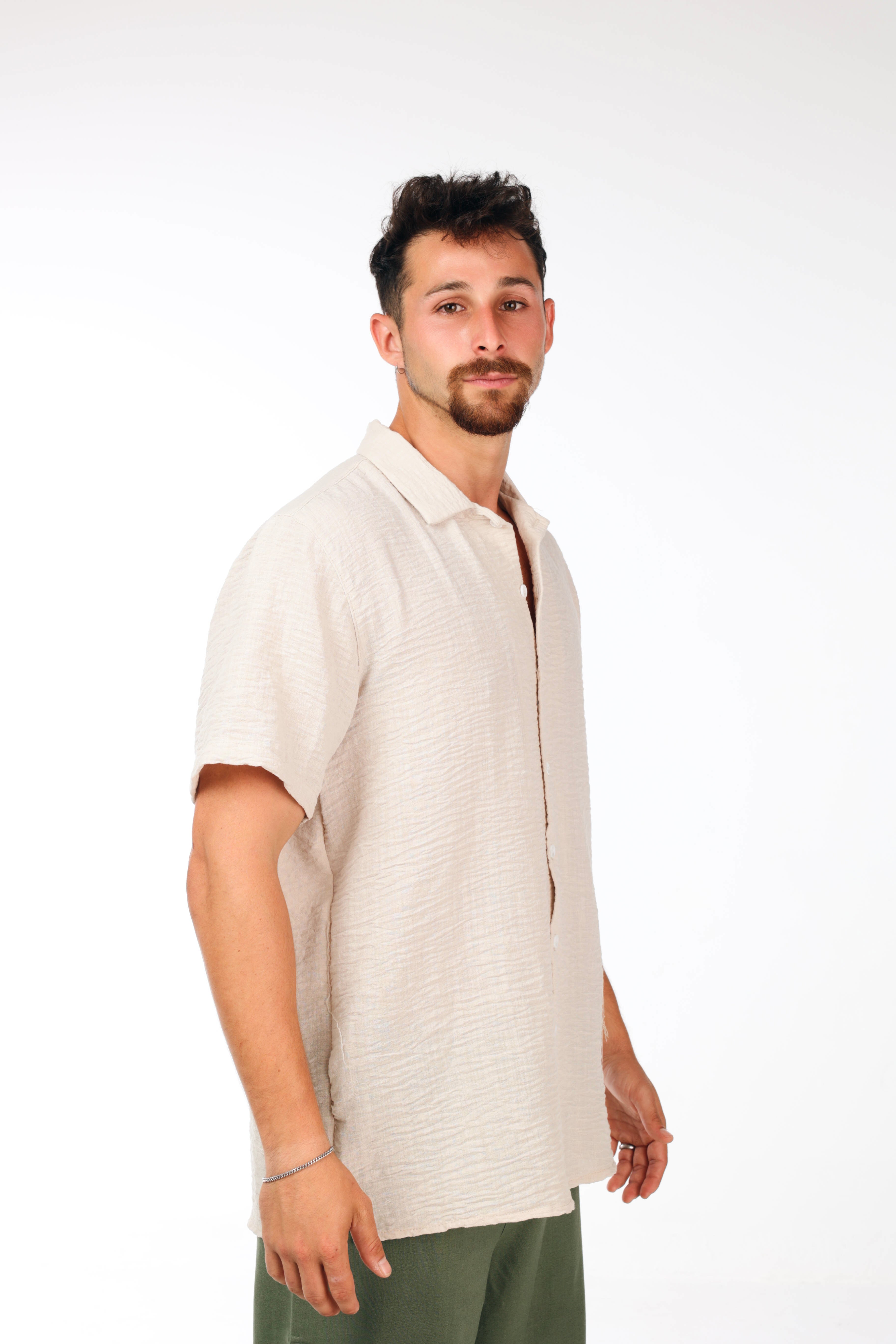 Cream Linen shirt