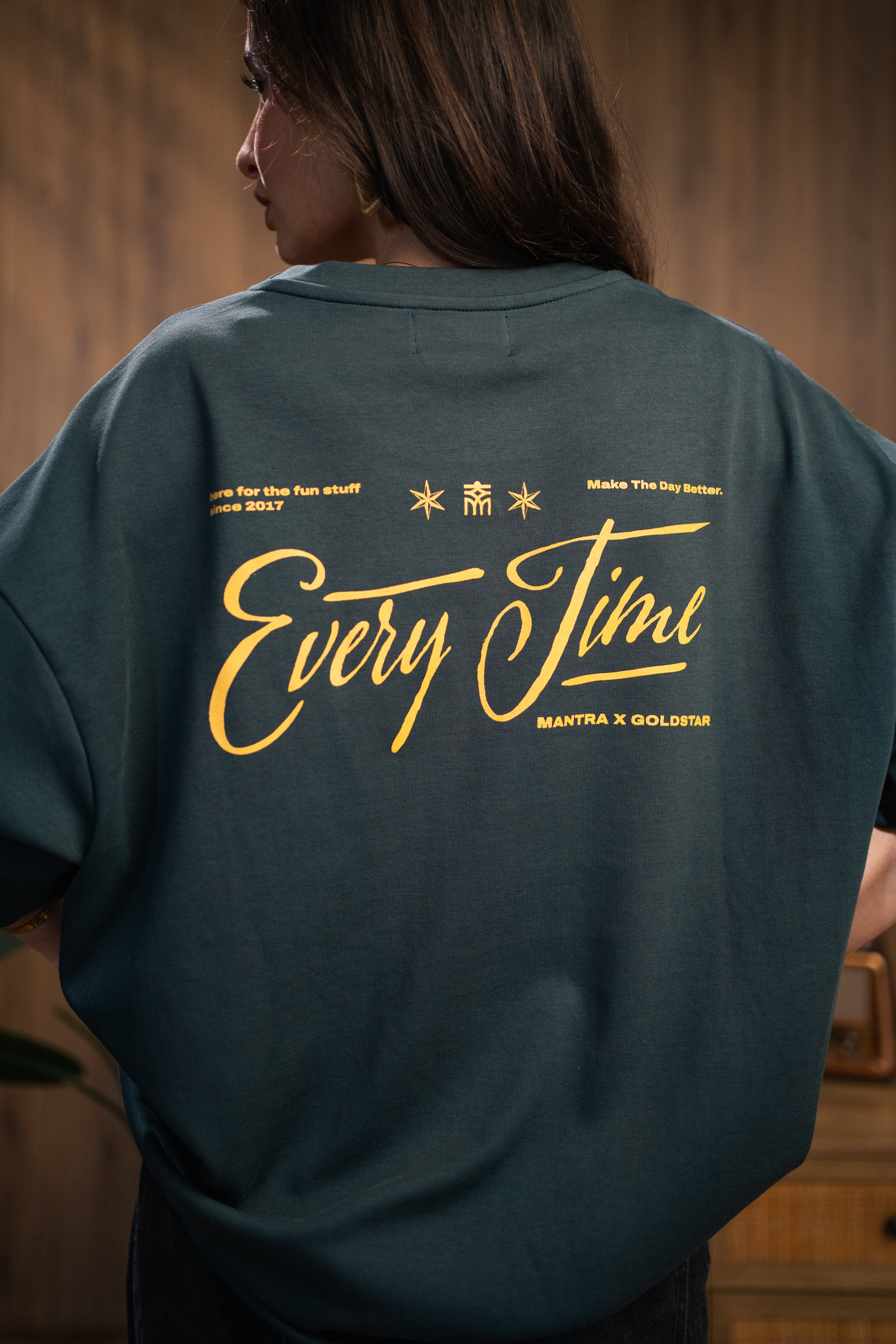 "Collab" Goldstar Oversized T