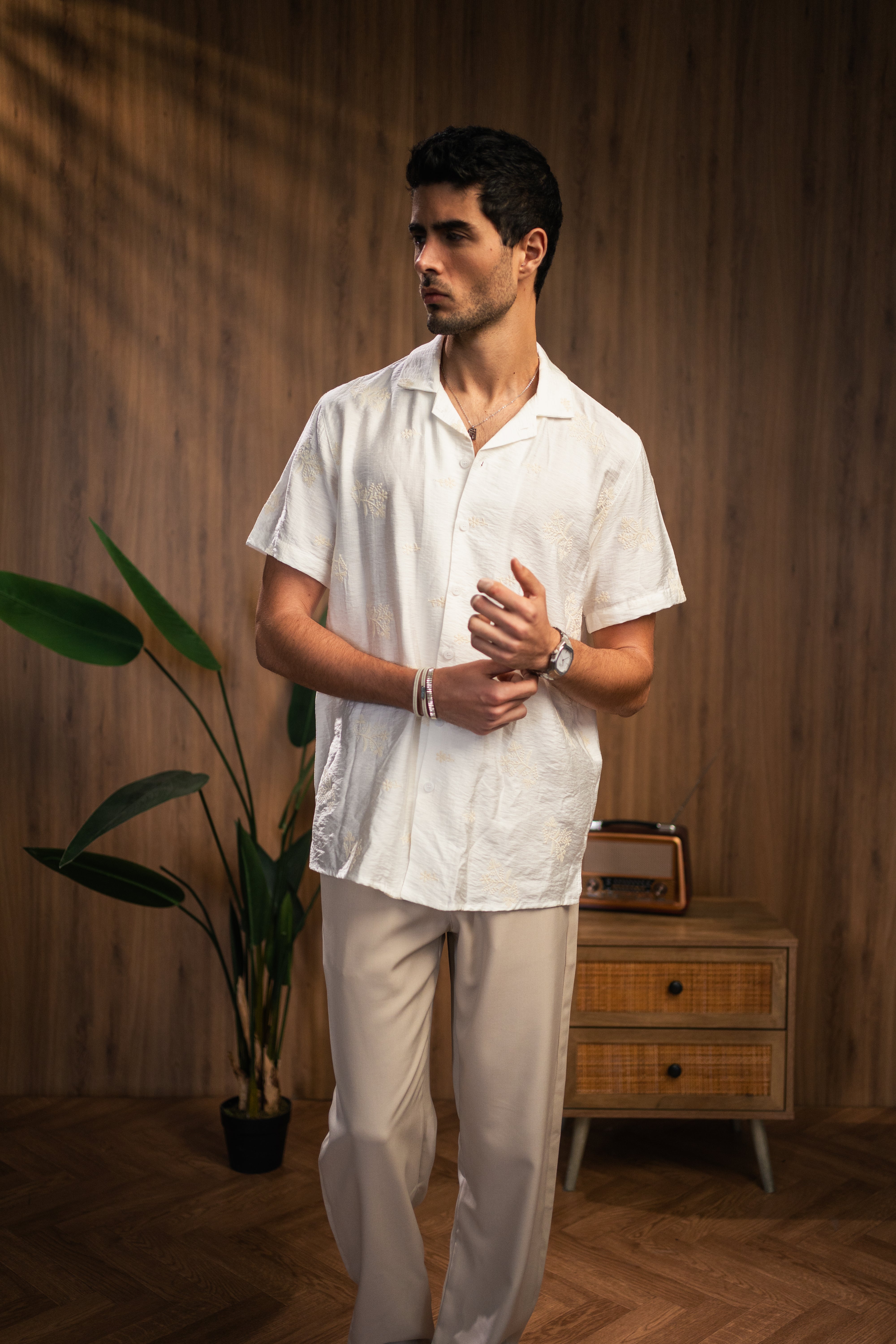 Ivory Stitch Shirt