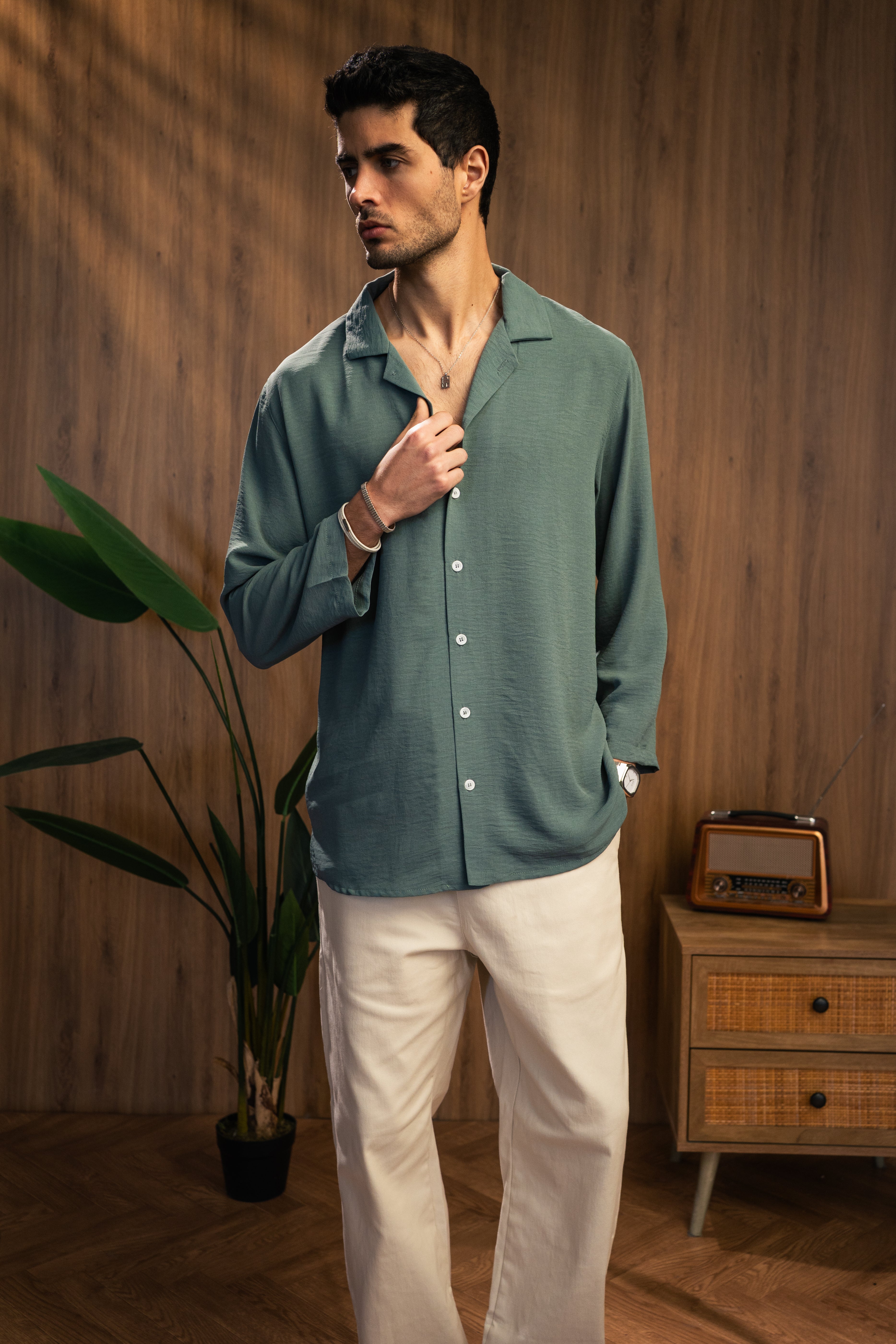 Dark Laguna Long Sleeve Shirt