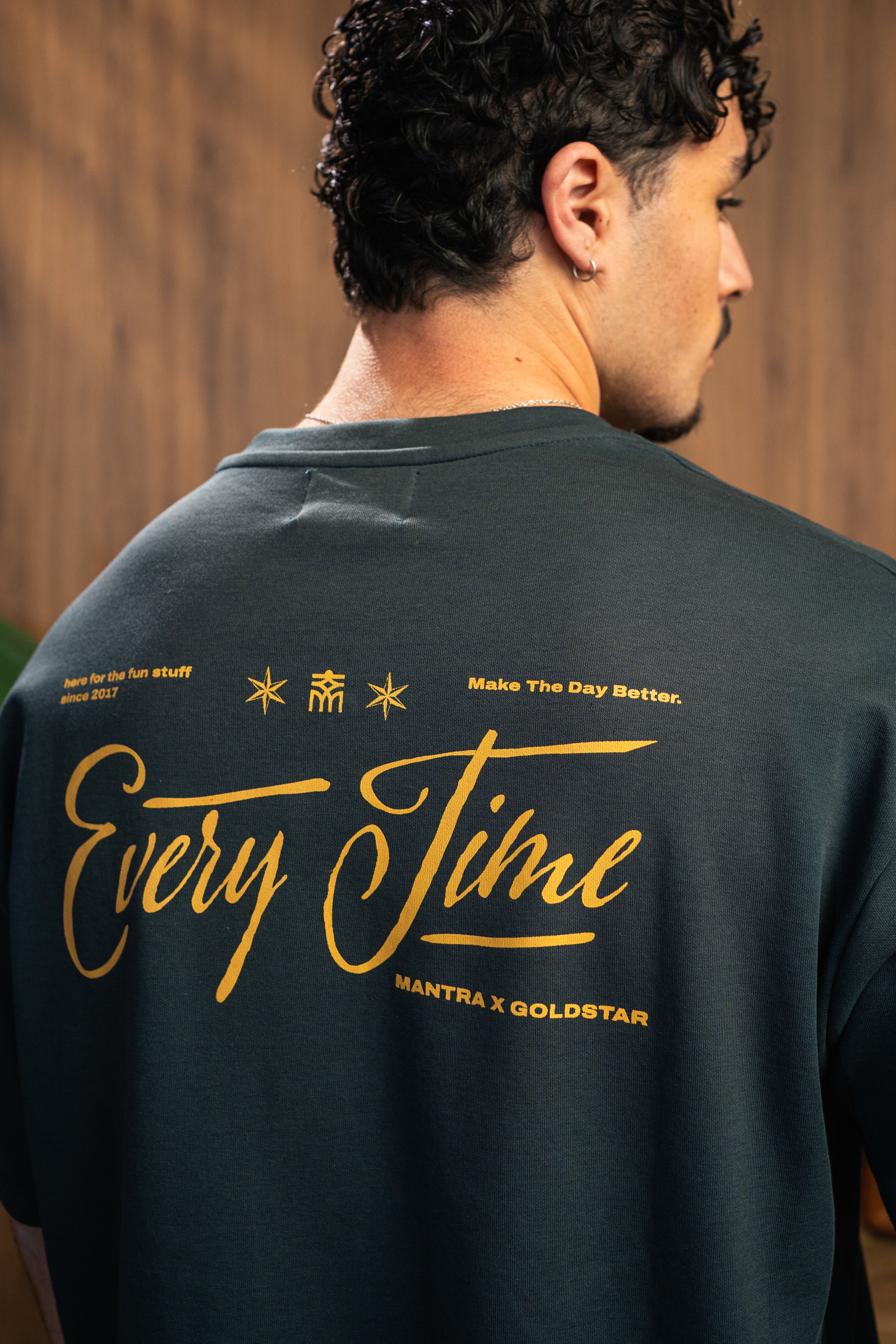 "Collab" Goldstar Oversized T