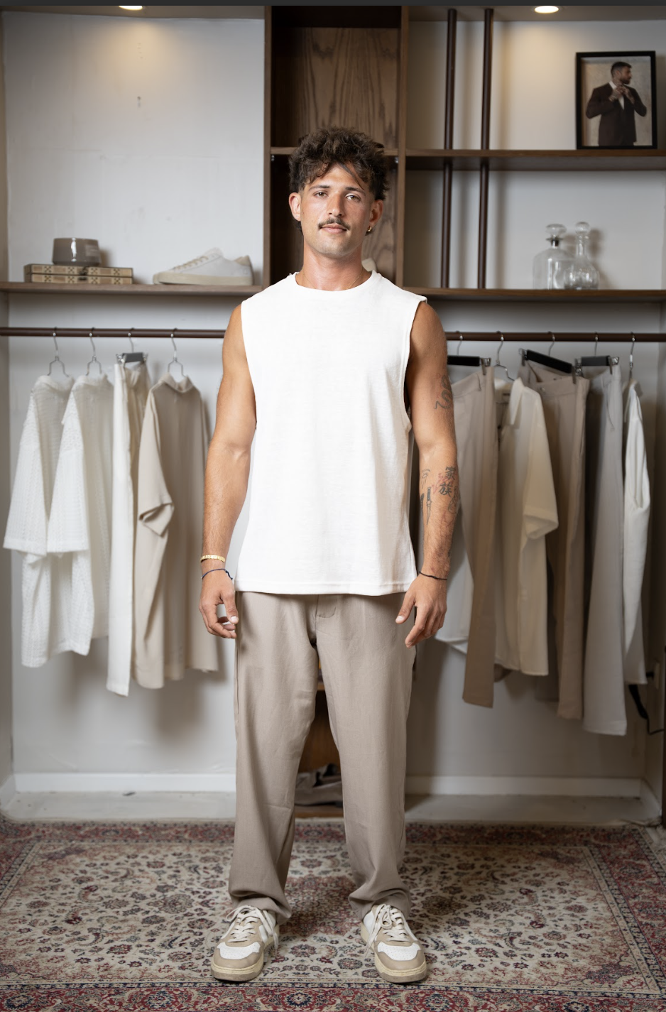 Beige Texas Pants