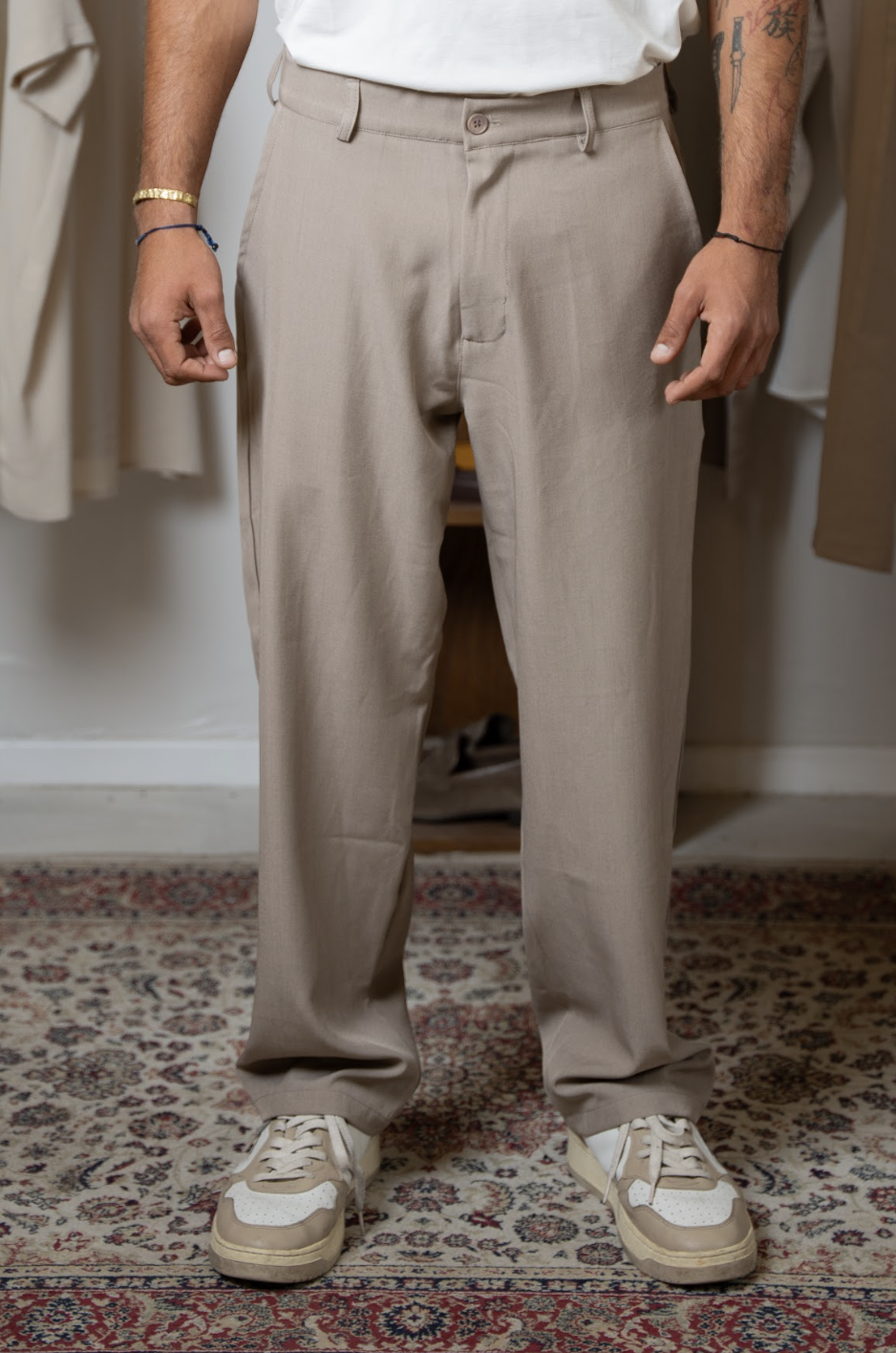 Beige Texas Pants