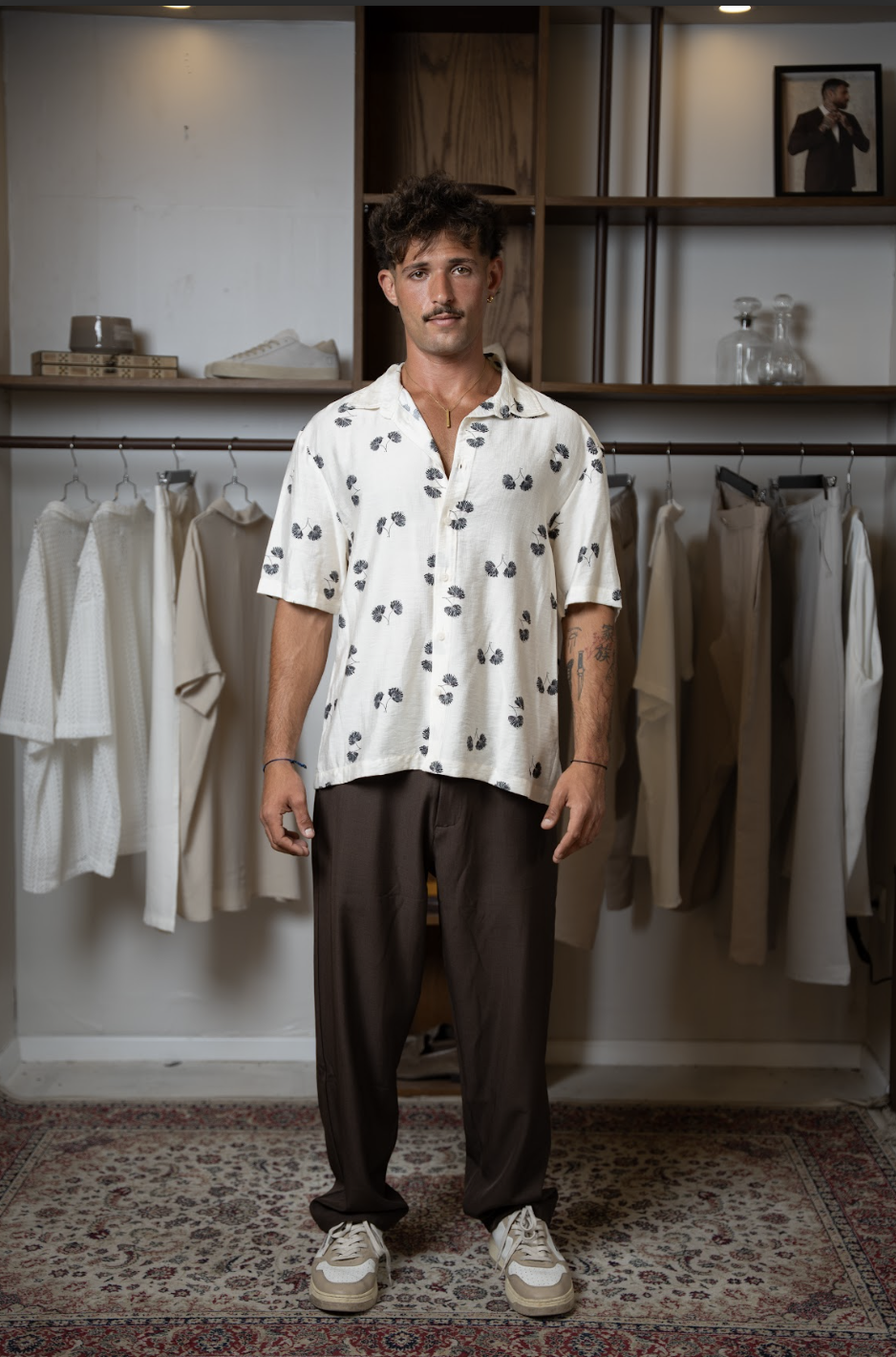 Printed Oversized Shirt