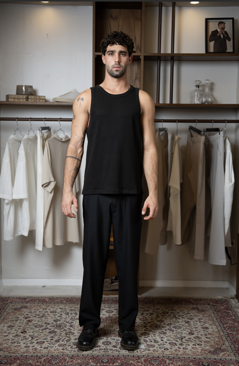 Black Rib Tank