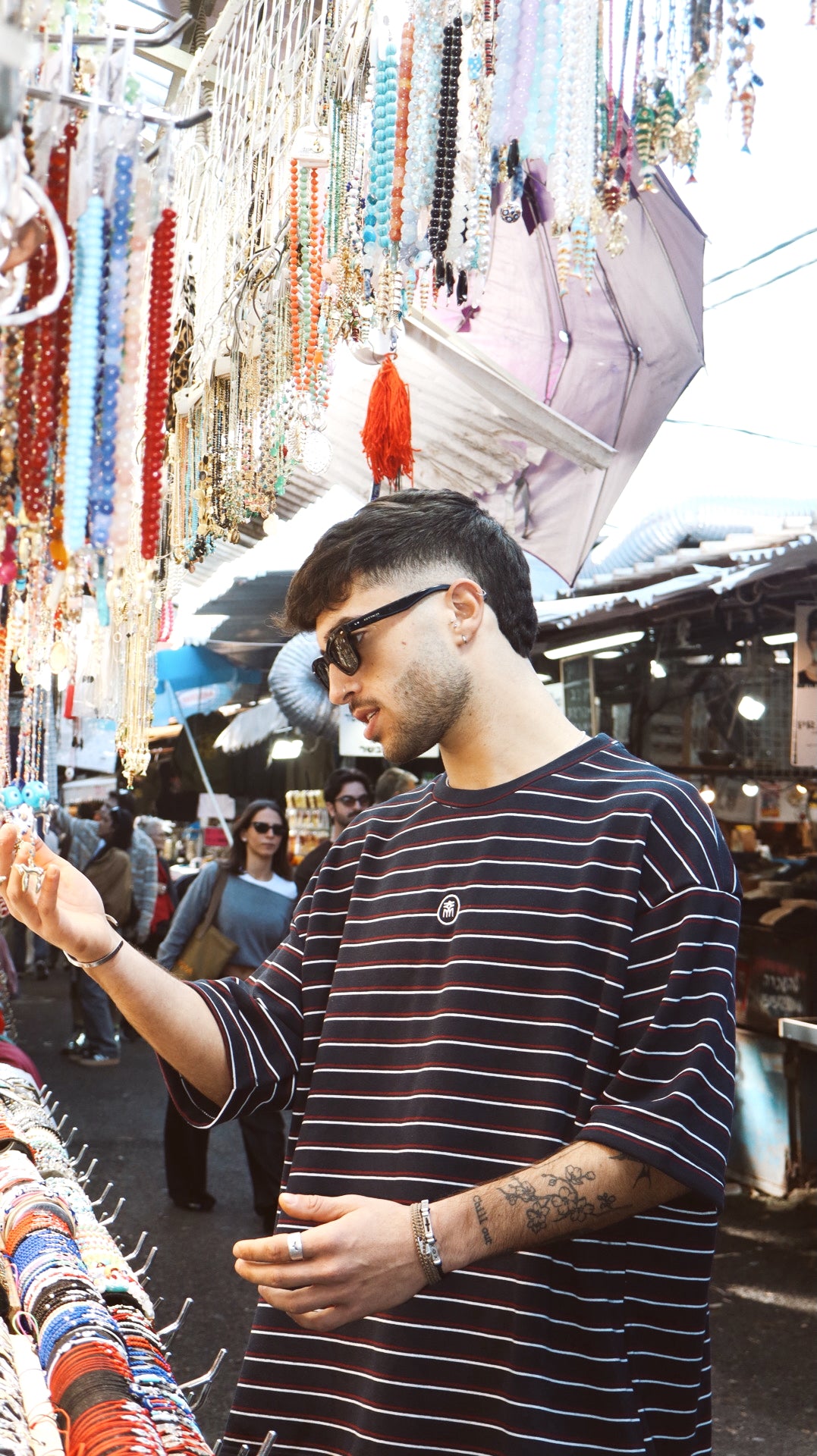 Navy Stripe Oversize T