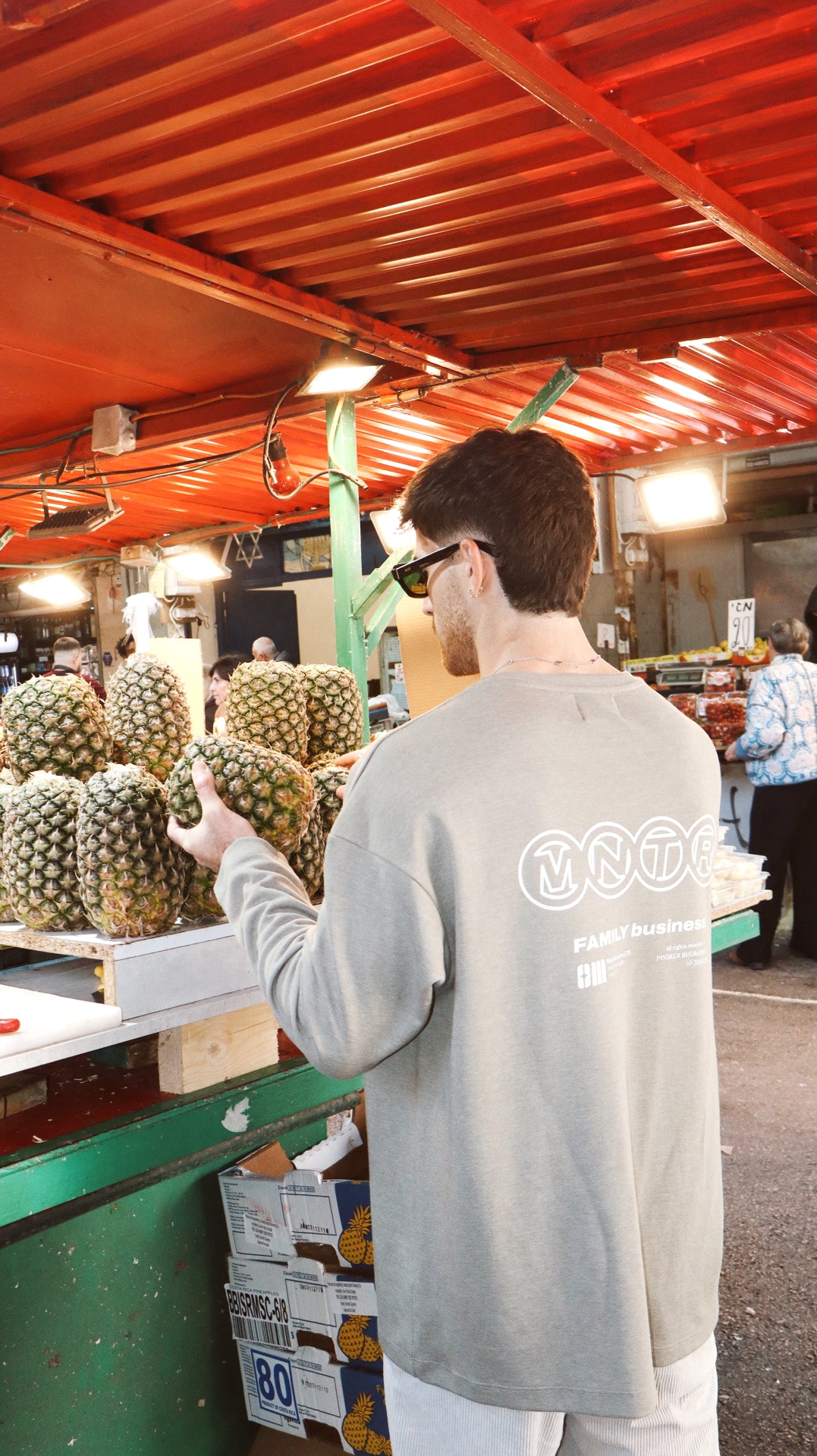 Green Oversized Basic Long Sleeve T