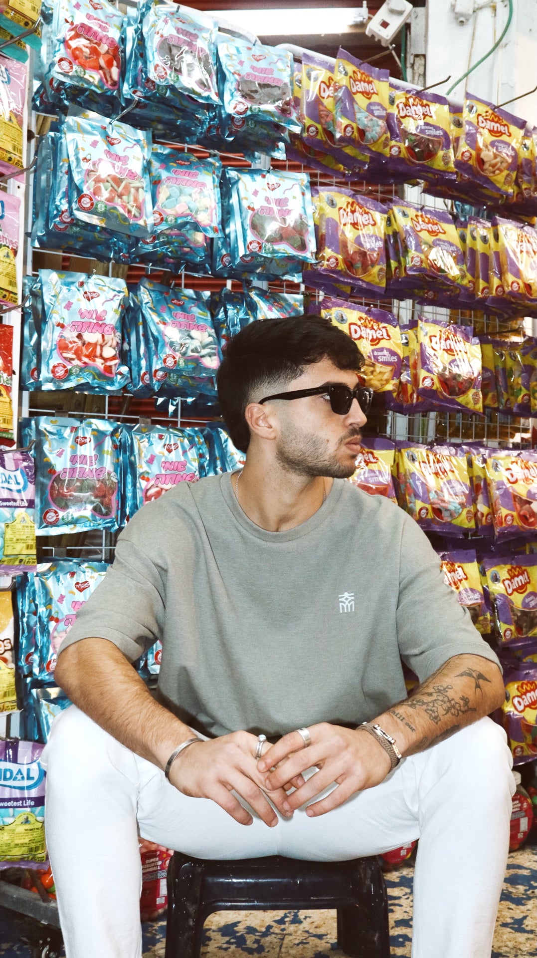 Green Oversized Basic Short sleeve T