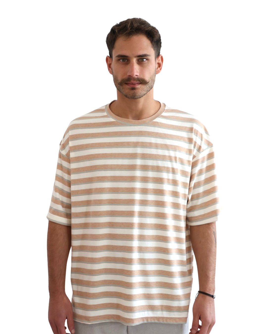 Yellow Stripes Oversized  T