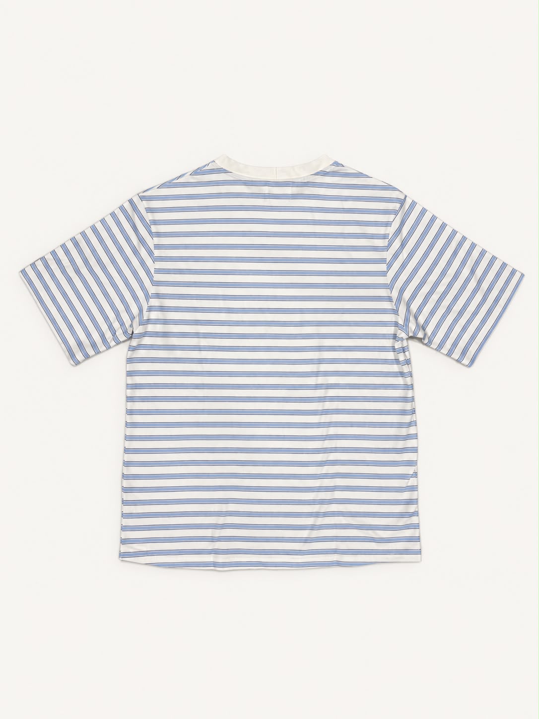 Blue Stripe Oversized Cotton Shirt
