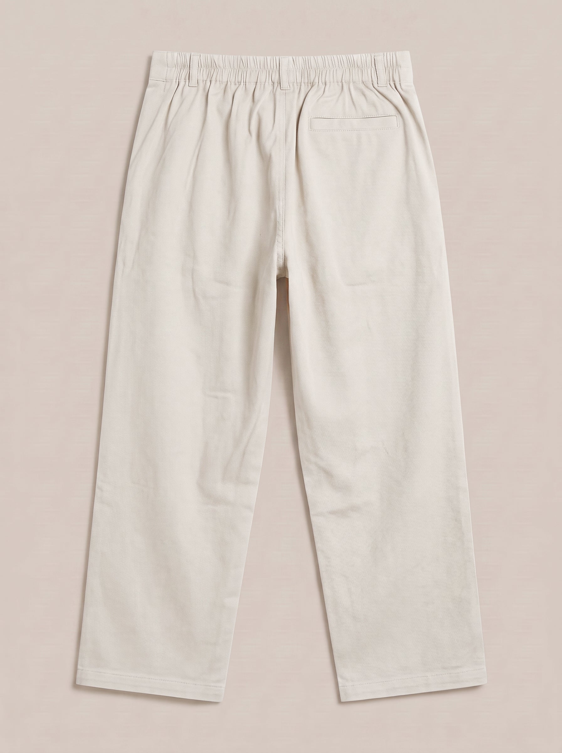 White Daily Straight Fit Pants