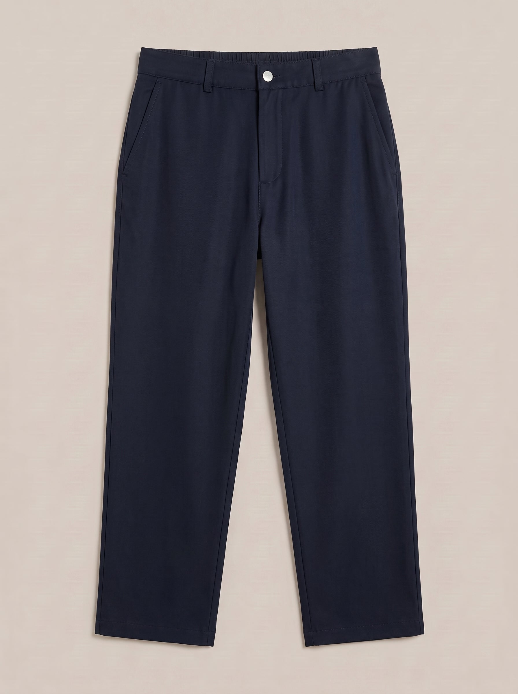 Black Daily Straight Fit Pants