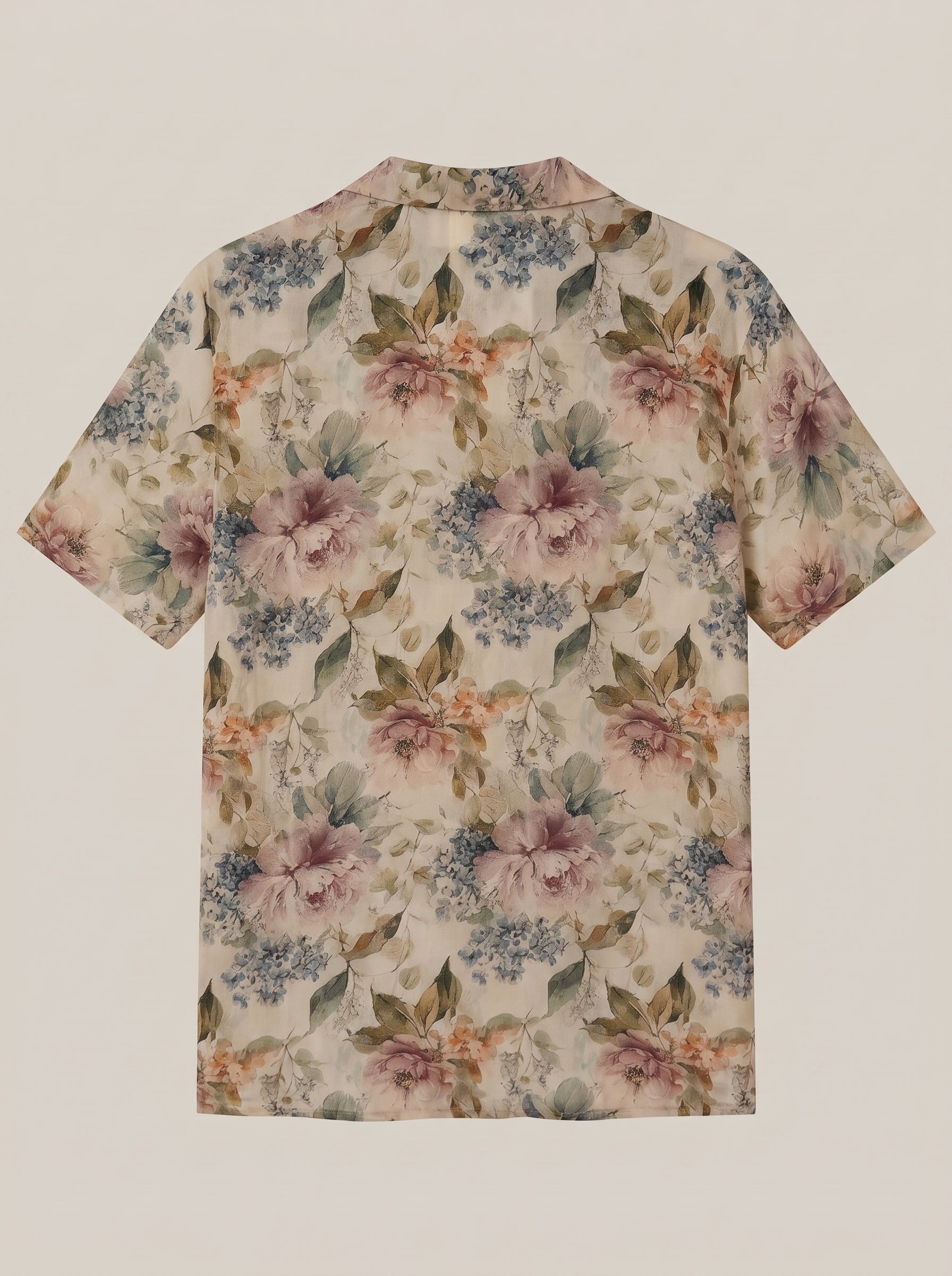 Printed Pink Floral Shirt