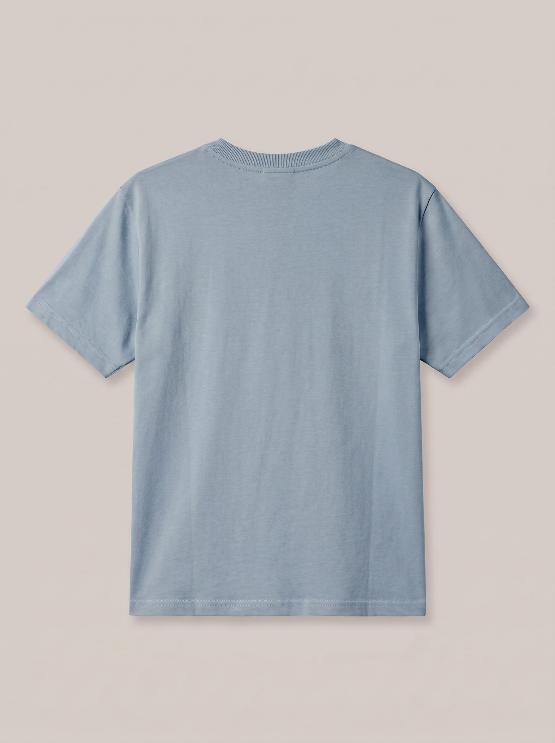 Light Blue Basic Logo t Shirt